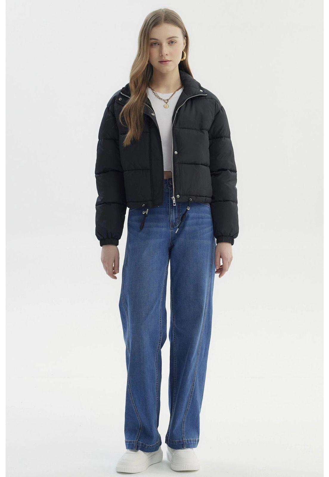 Parka Mujer Puffa Negro-3