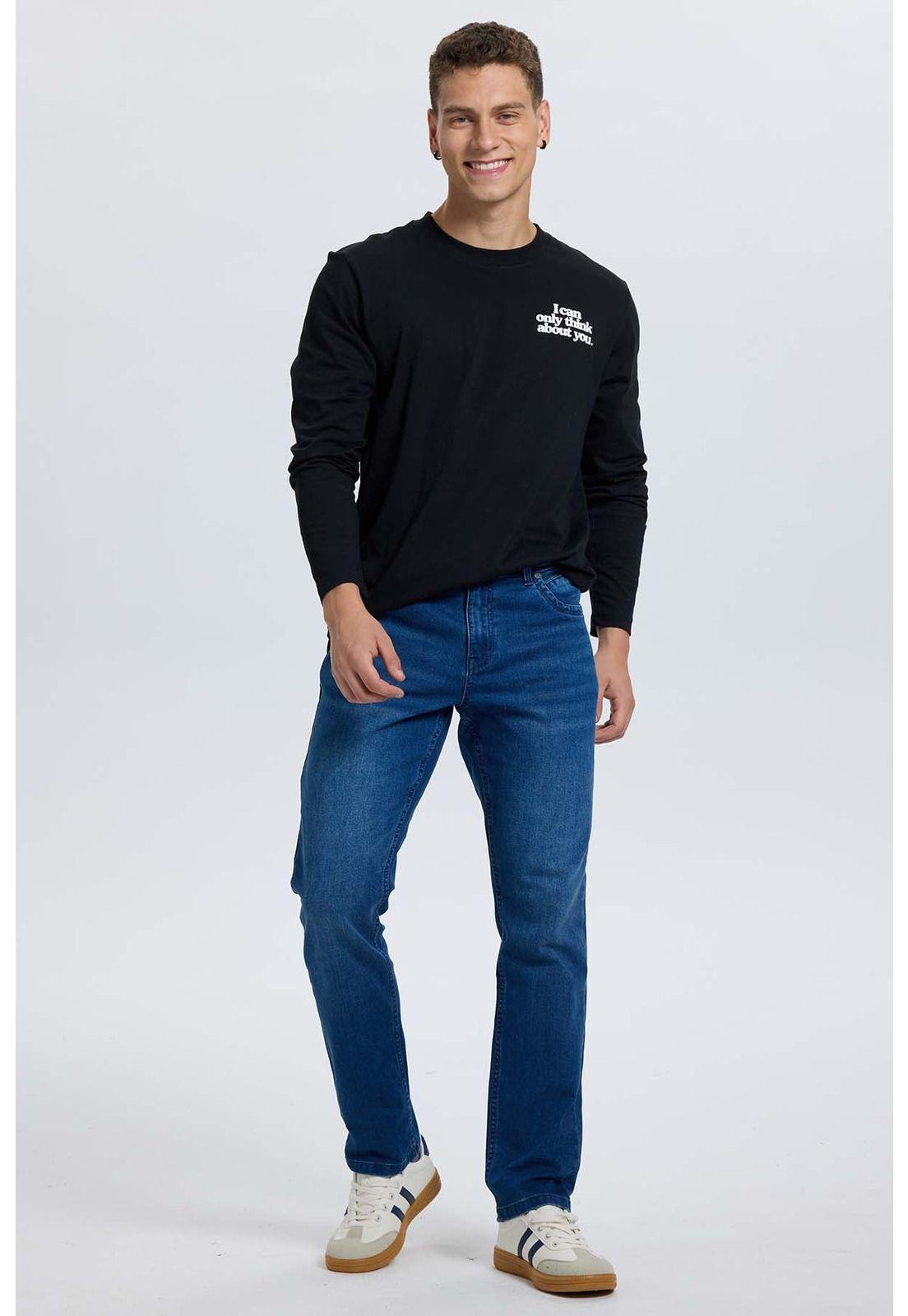 Jeans Hombre 701 Slim Azul-3