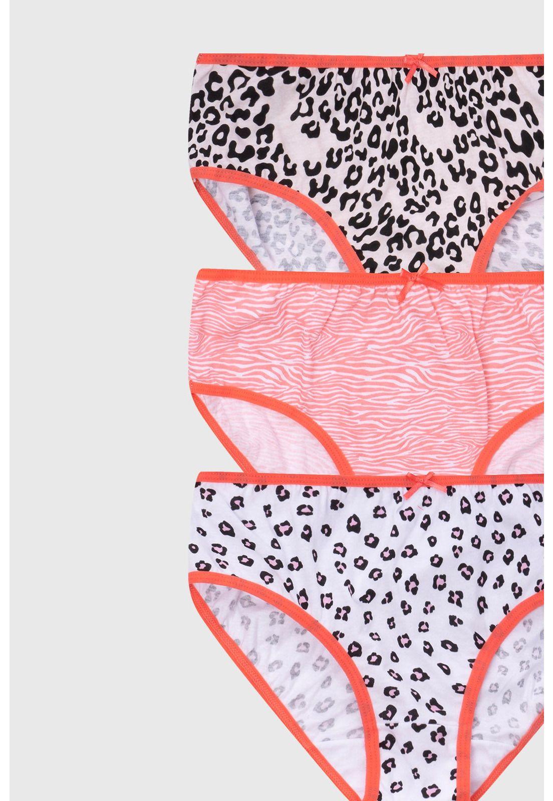 Calzón Niña Tripack Pantaleta Rosado- ll-0