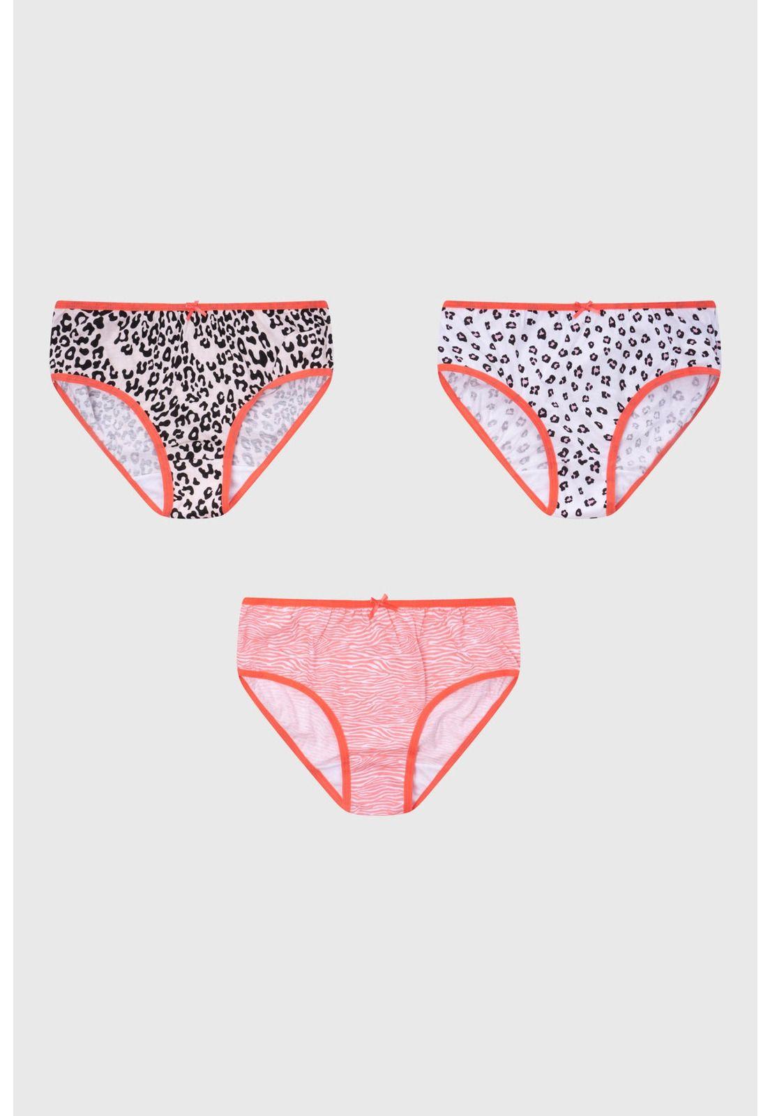 Calzón Niña Tripack Pantaleta Rosado- ll-1