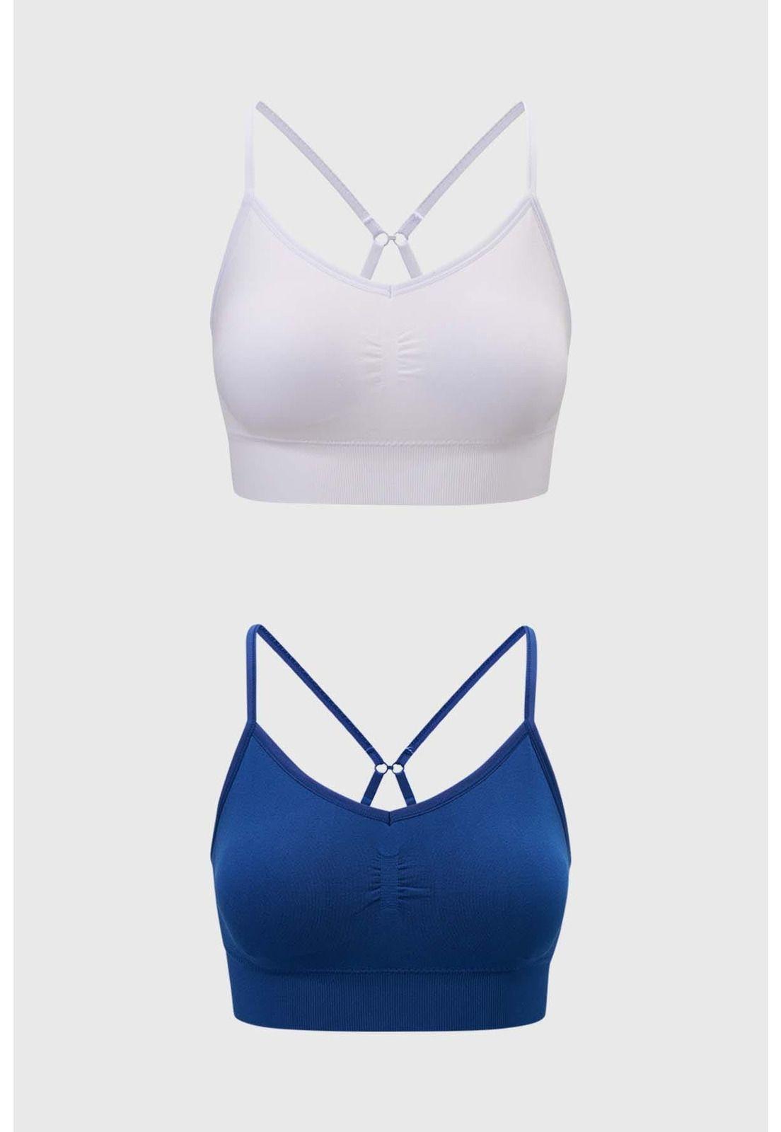 Sostén Mujer Bipack Peto Blanco - ll-0