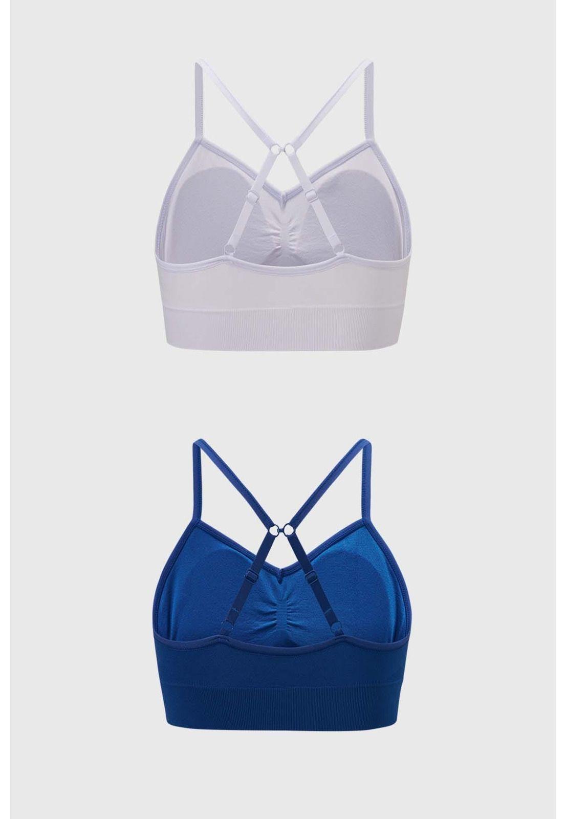 Sostén Mujer Bipack Peto Blanco - ll-1