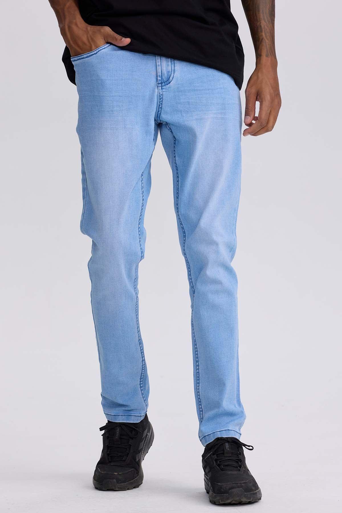Jeans Hombre 102 Skinny Azul Claro-0