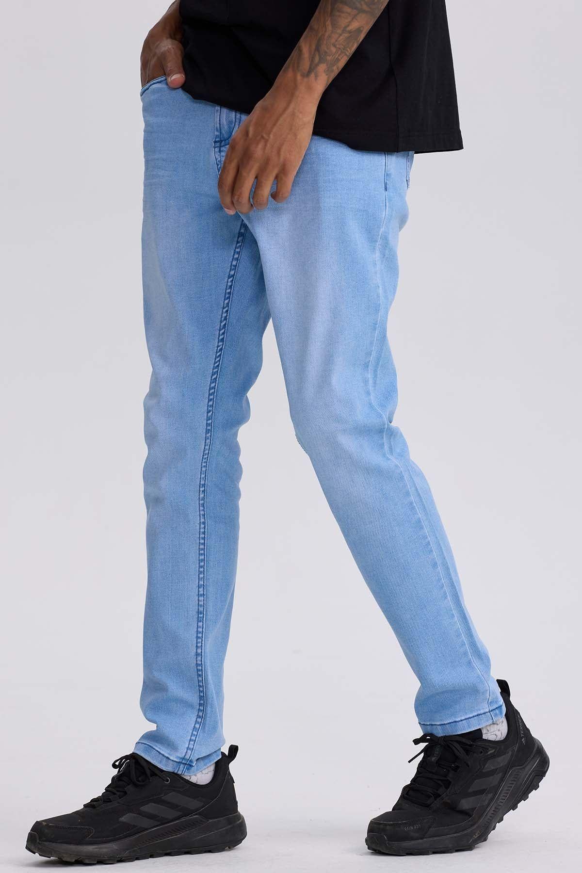 Jeans Hombre 102 Skinny Azul Claro-1