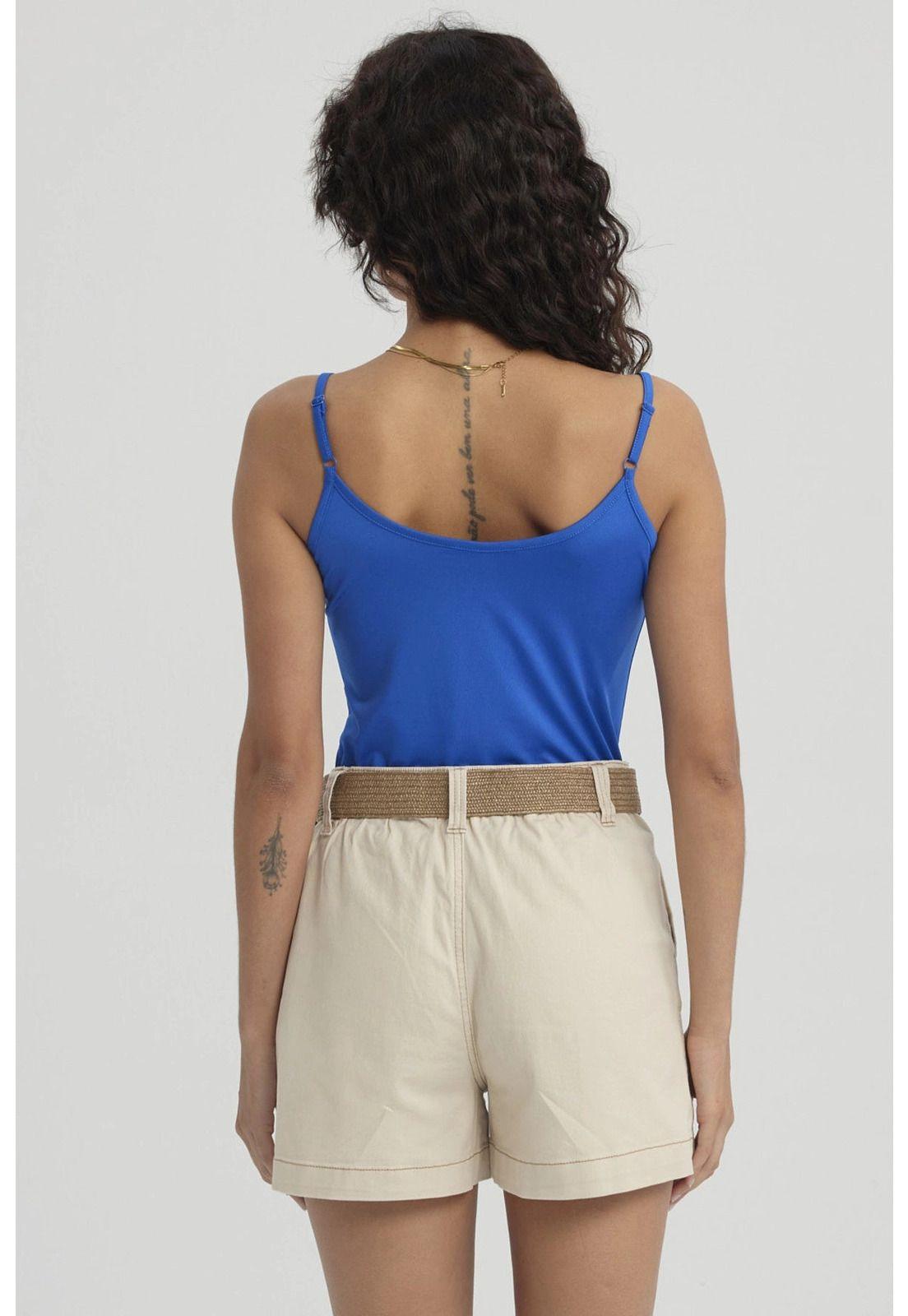 Peto Mujer Pabilo Básico Liso Azulino-2