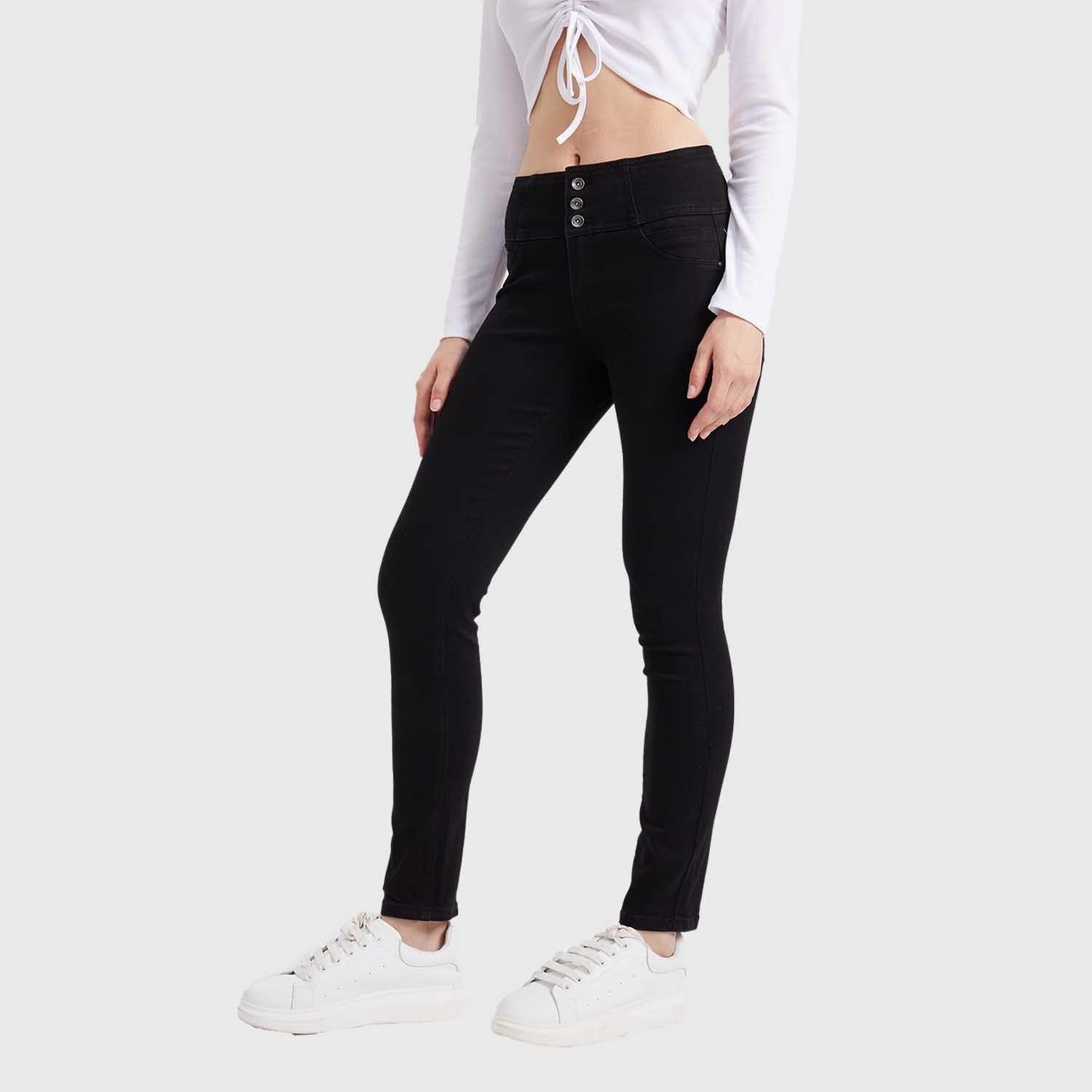Jeans Mujer Skinny Castilla Negro-1