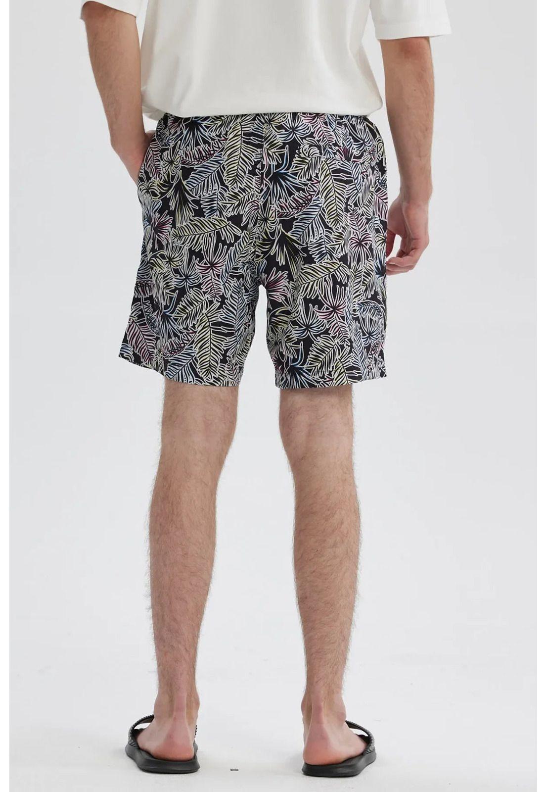 Short De Baño Hombre Full Rapport Blanco / Negro-2