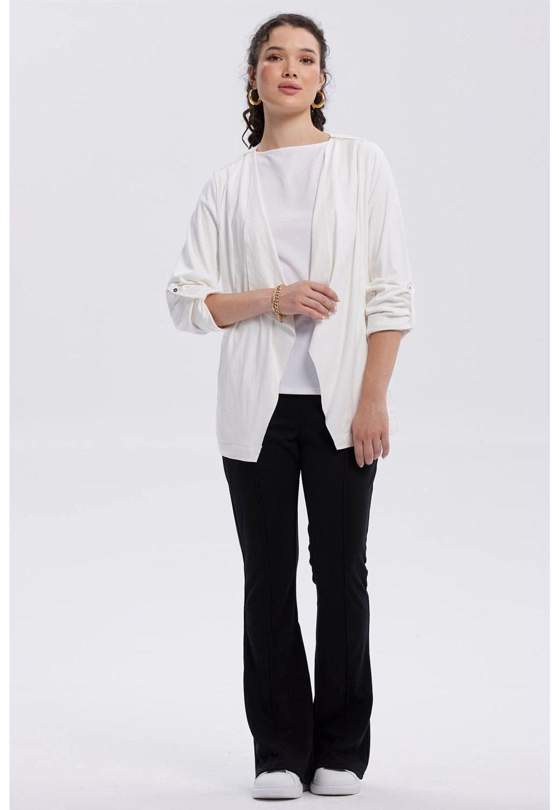 Chaqueta Mujer Antelina Crudo-3