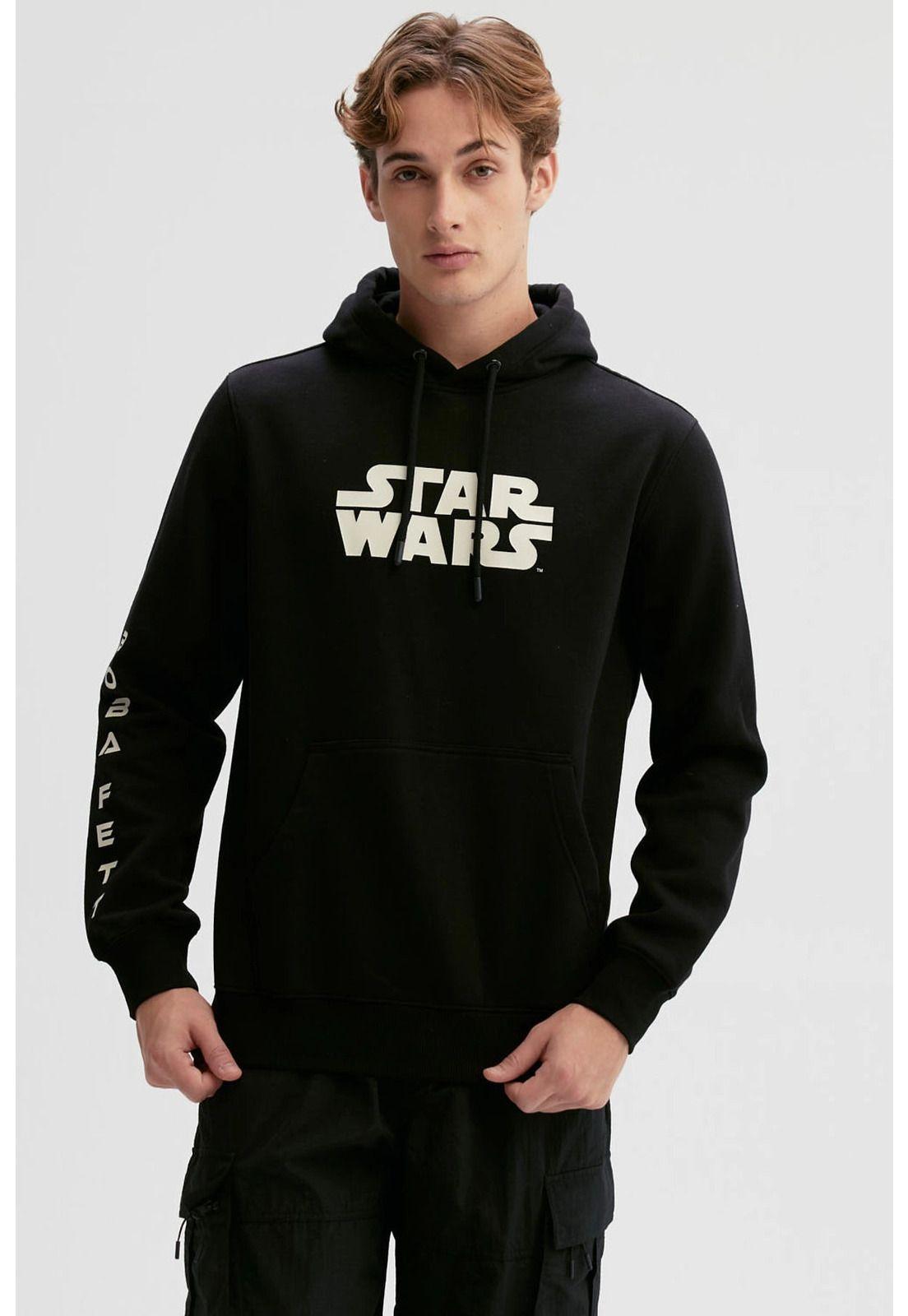 Polerón Hombre Star Wars Negro - lV-0