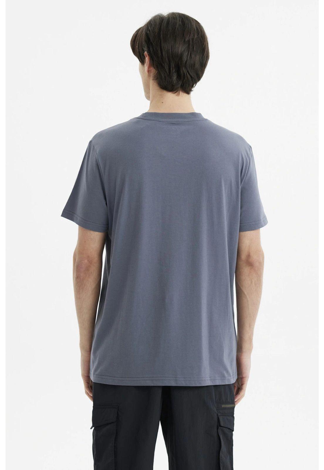 Polera Hombre Long Fit Básica Gris Oscuro- ll-2