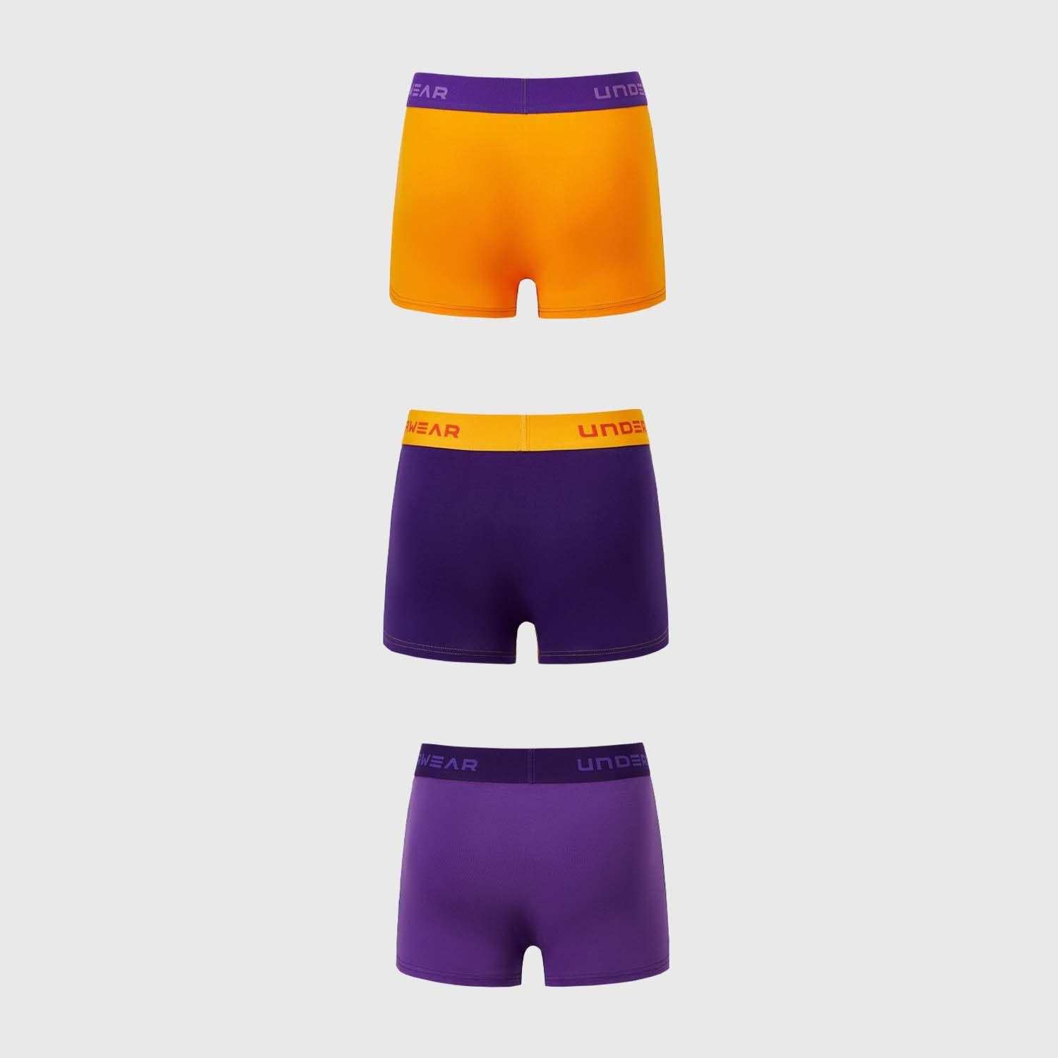 Boxer Hombre Tripack Color Violeta Fashions Park-1
