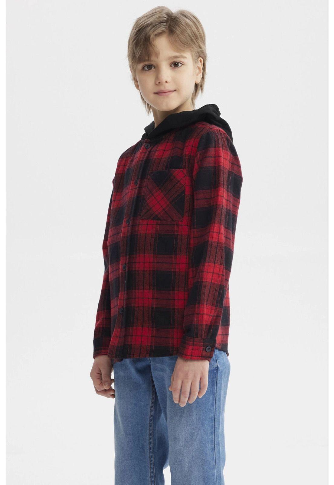 Camisa Niño Ancha Rojo-1