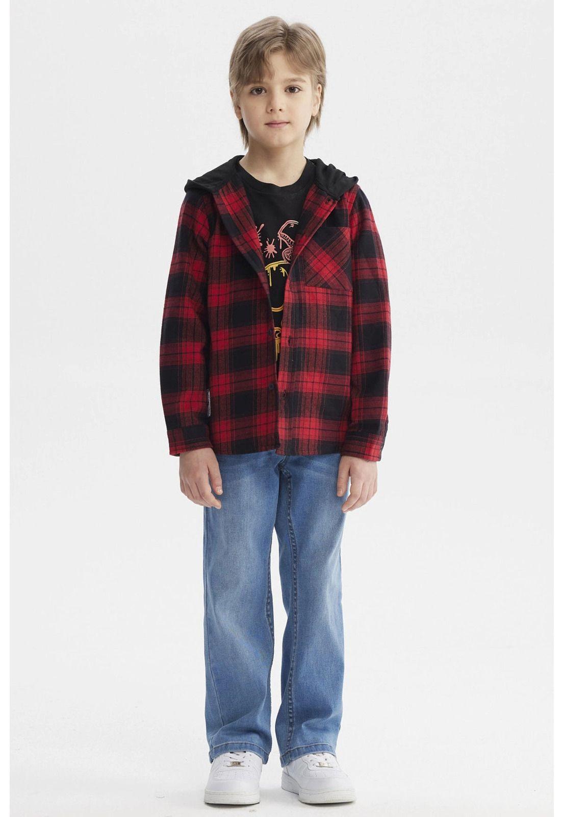 Camisa Niño Ancha Rojo-3