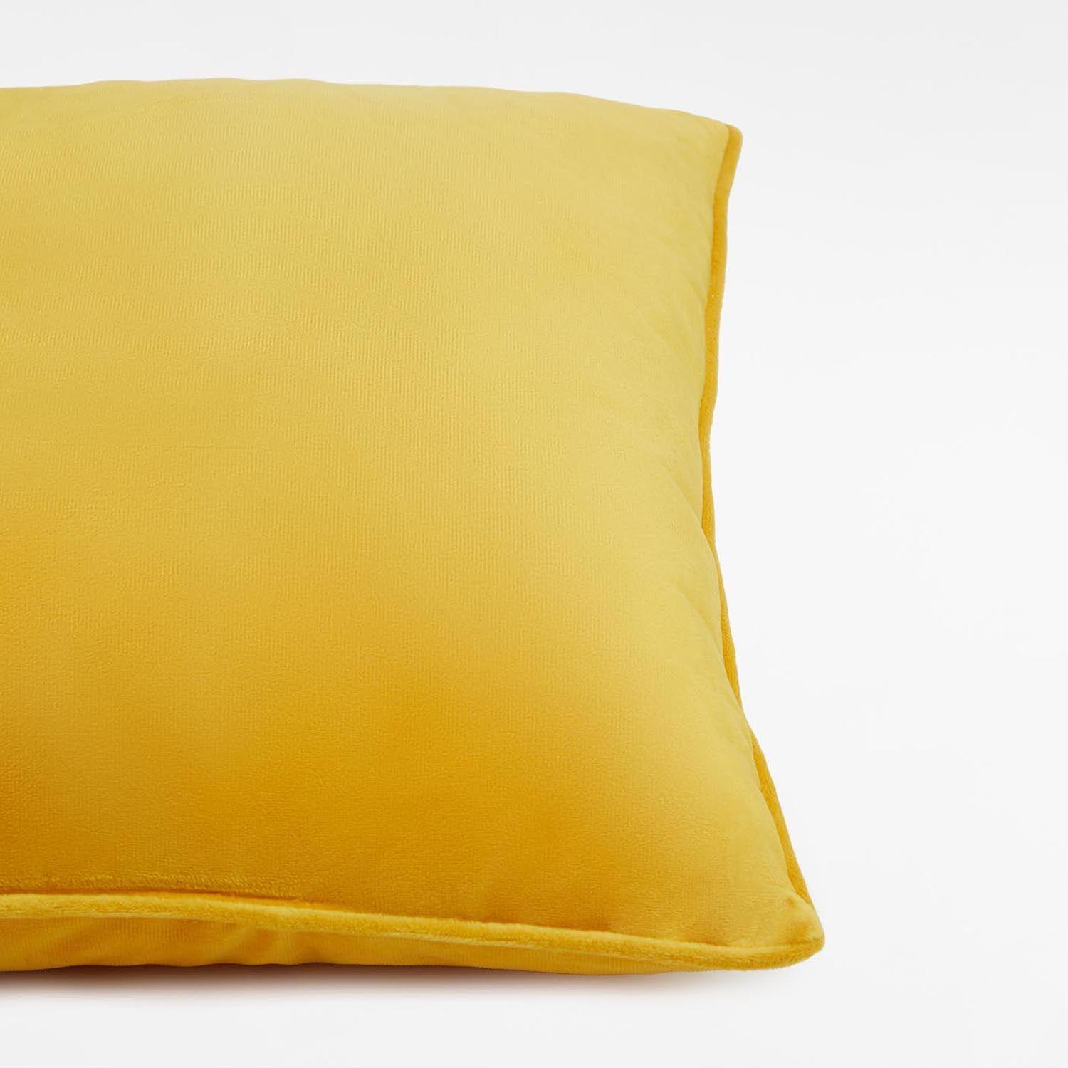 Cojín Velvet Liso Mostaza I Unisex-2