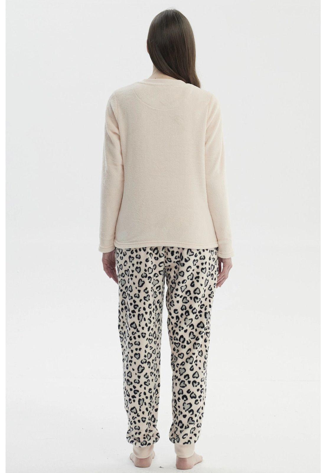 Pijama Mujer Polera Y Pantalón Rosado - ll-2