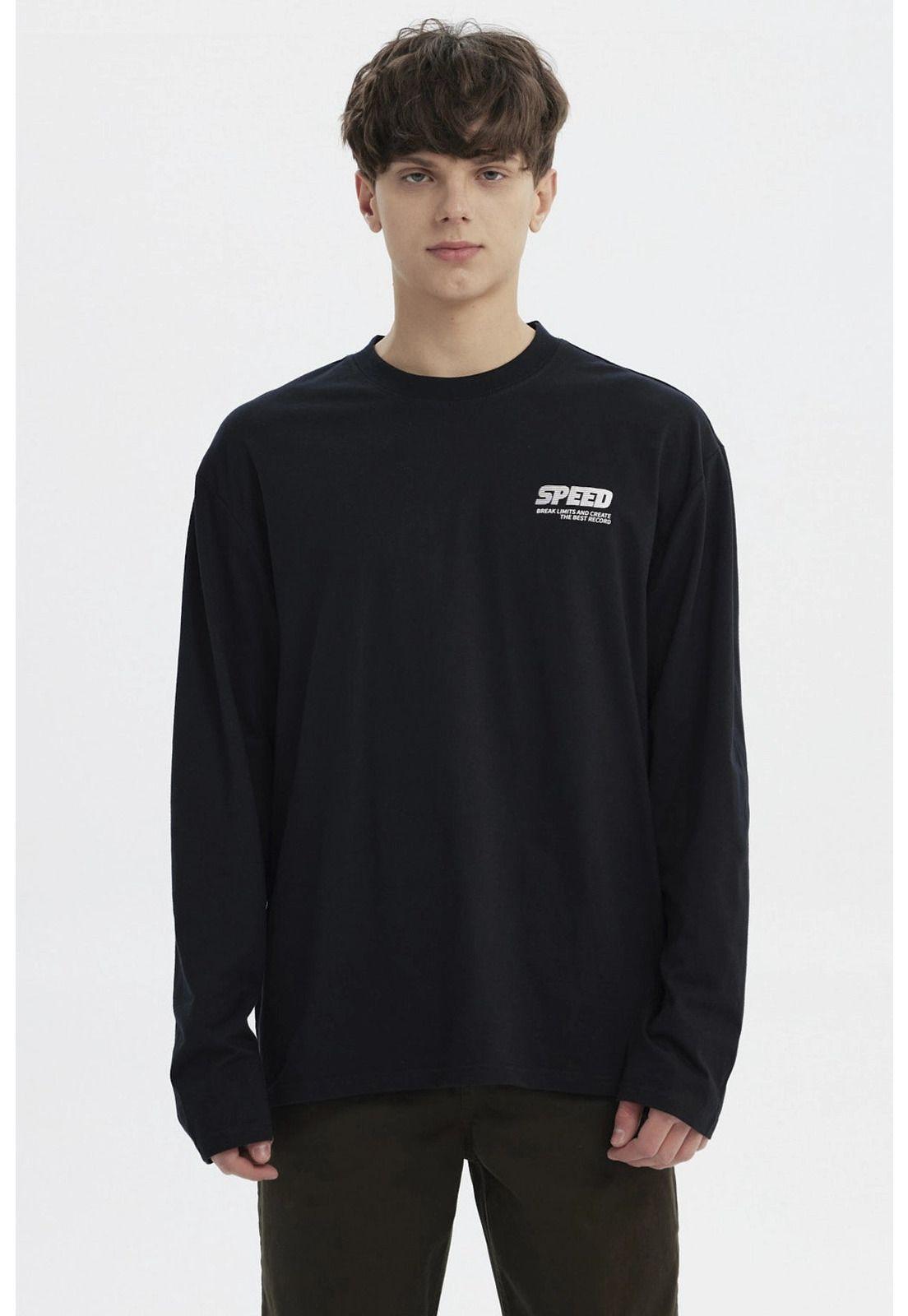 Polera Hombre Slim Negro - XXIV-0