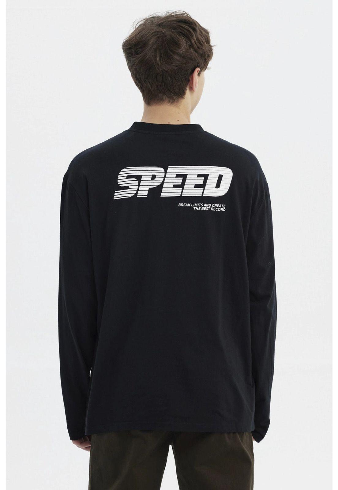 Polera Hombre Slim Negro - XXIV-1