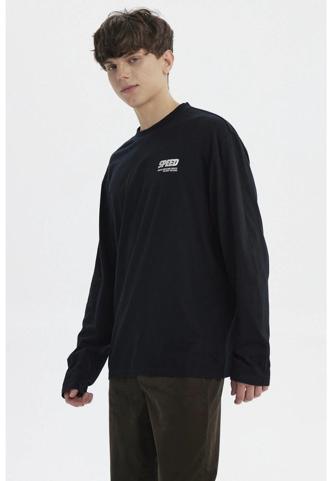 Polera Hombre Slim Negro - XXIV-2