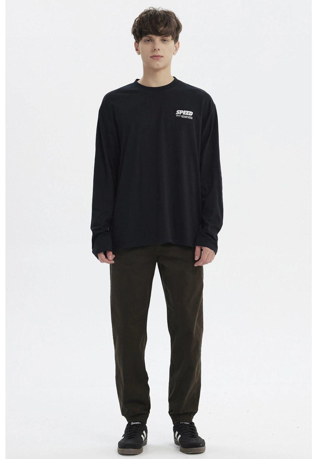 Polera Hombre Slim Negro - XXIV-3