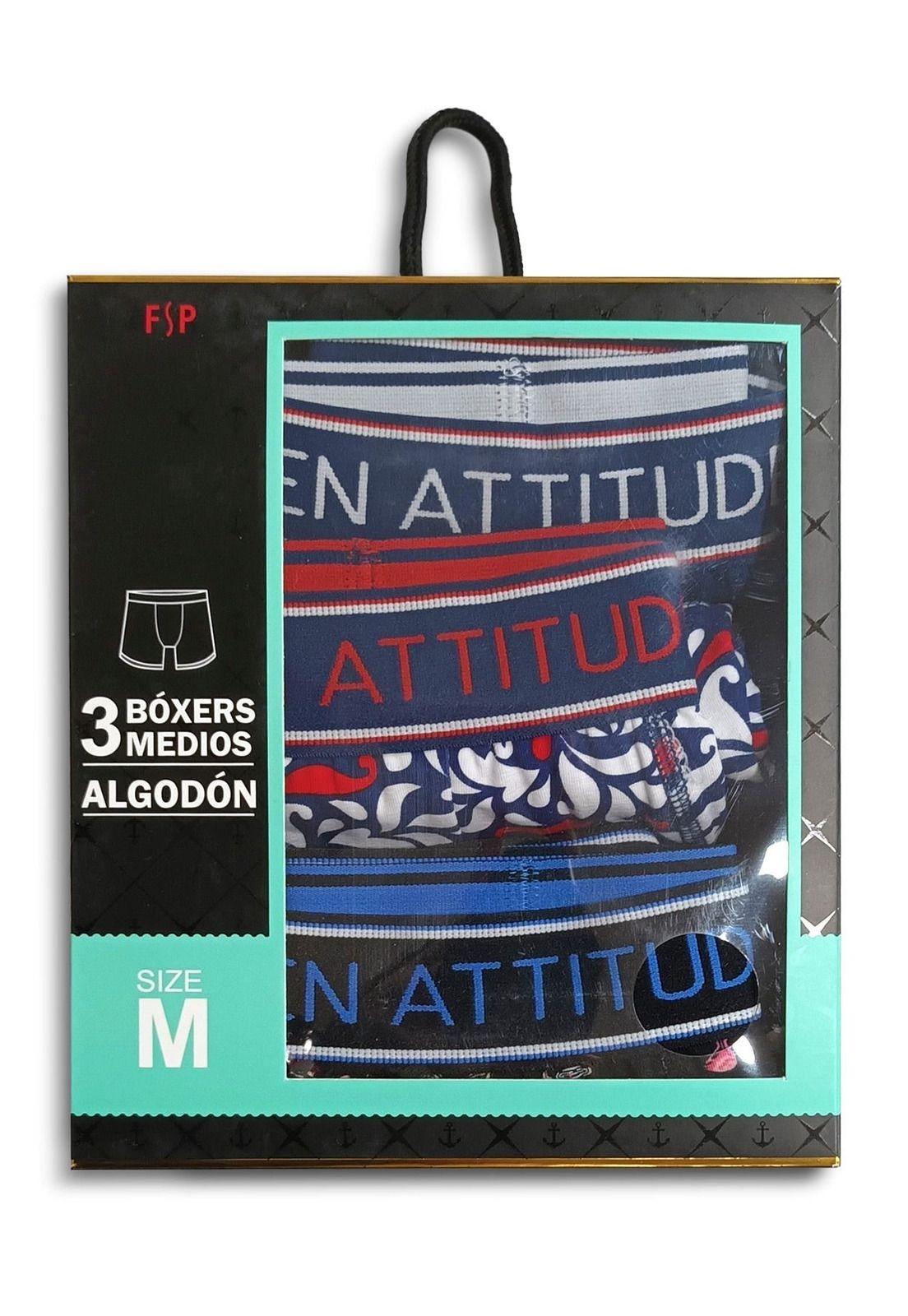 Bóxer Hombre Tripack Básico Rojo-1