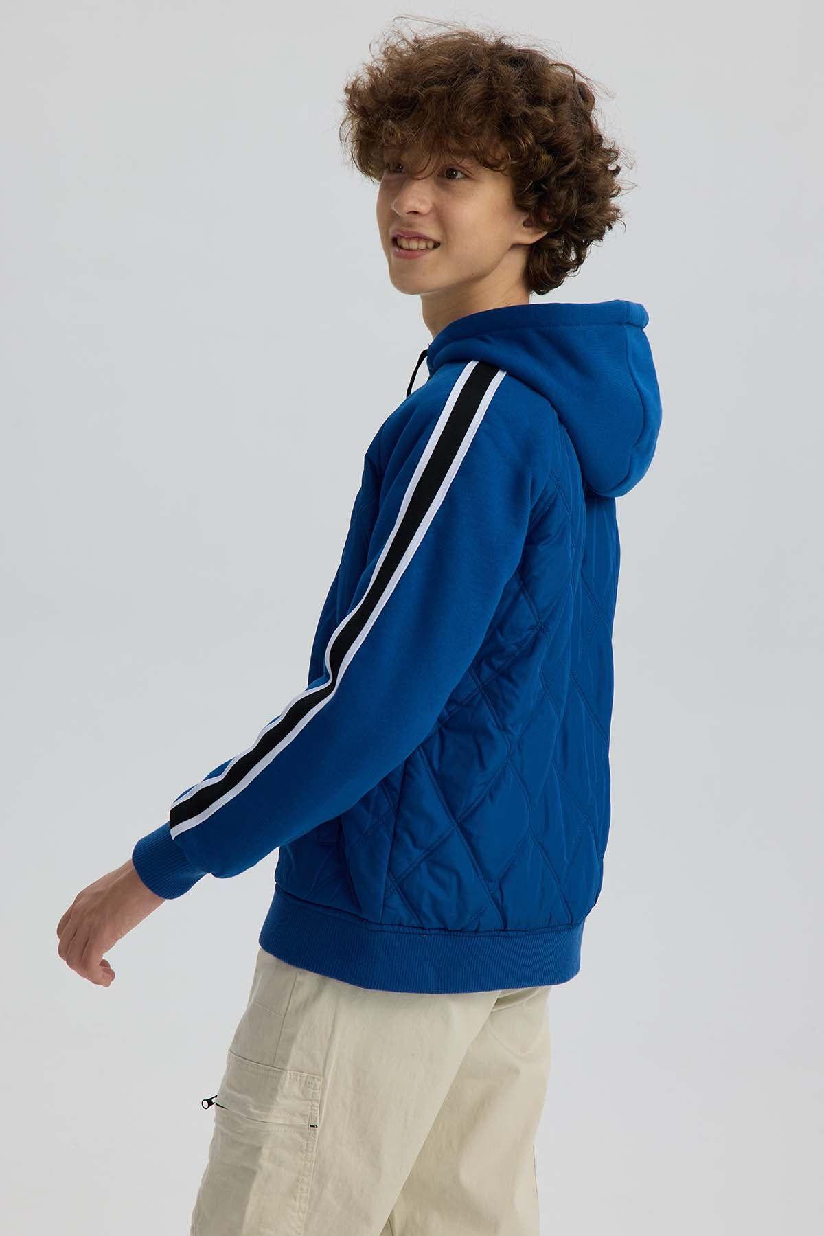 Chaqueta Niño Bomber Azul-2