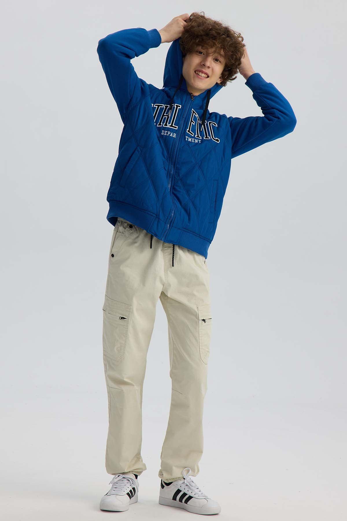 Chaqueta Niño Bomber Azul-3