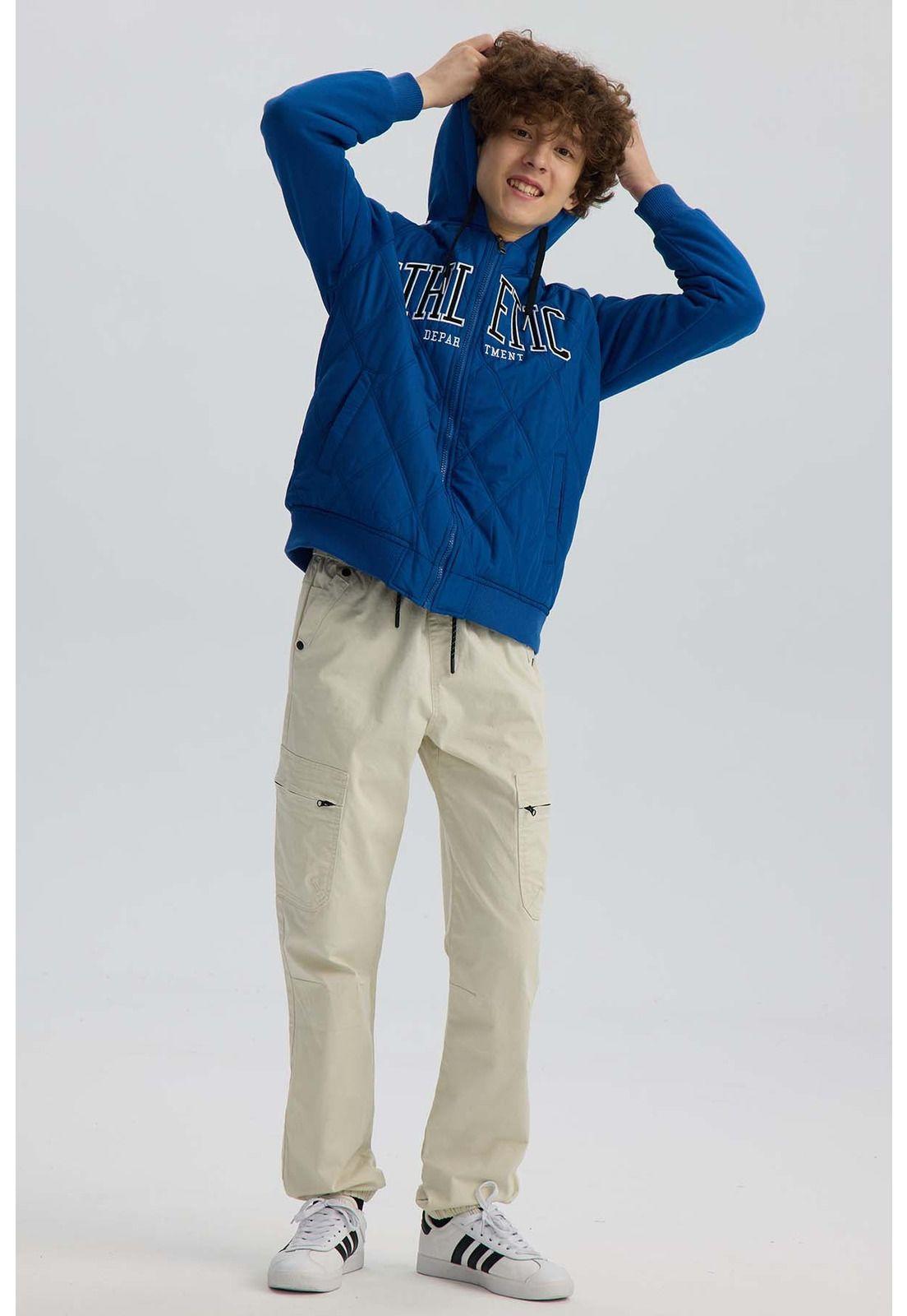 Chaqueta Niño Bomber Azul-3