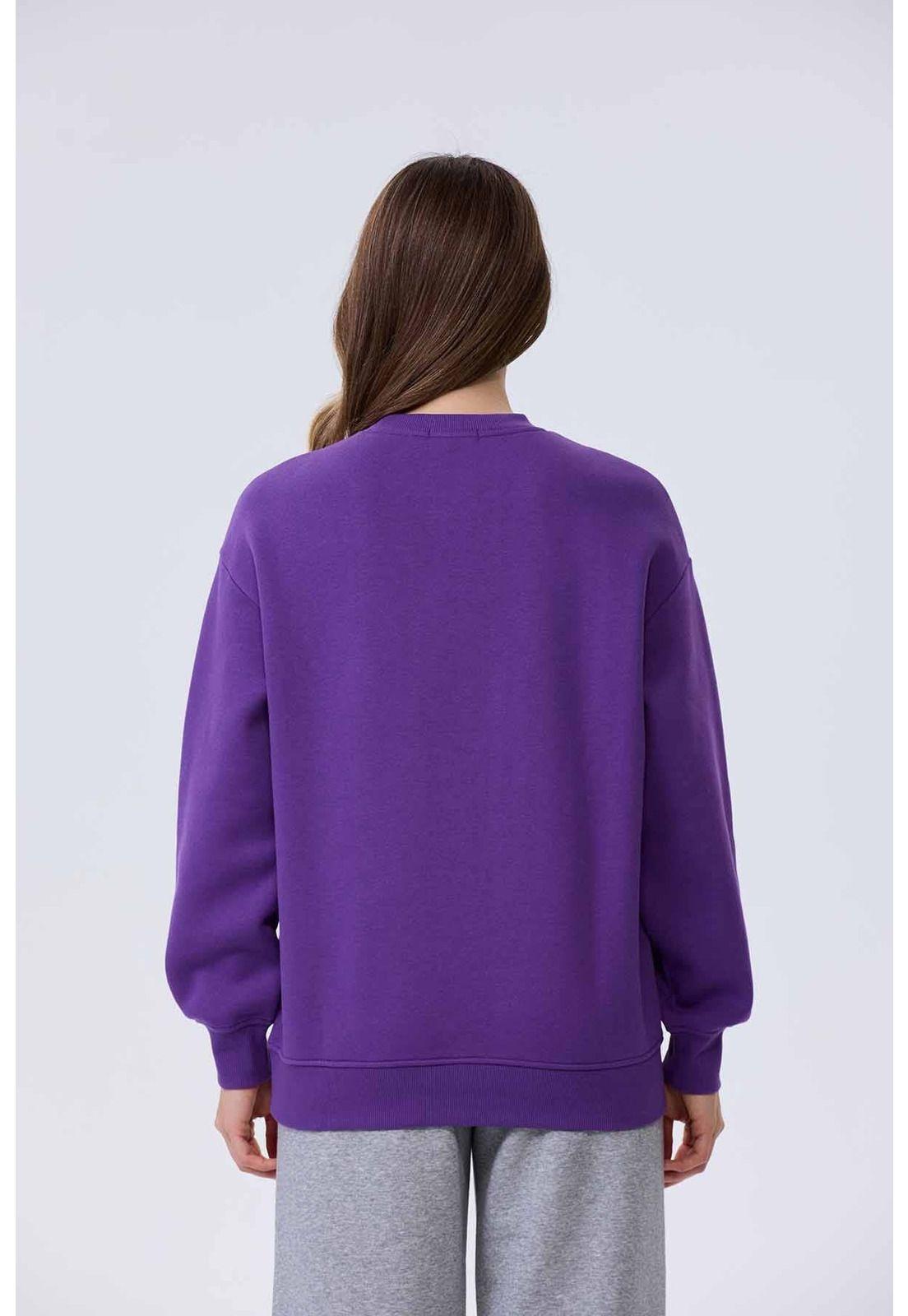 Polerón Mujer Tachas Morado-2