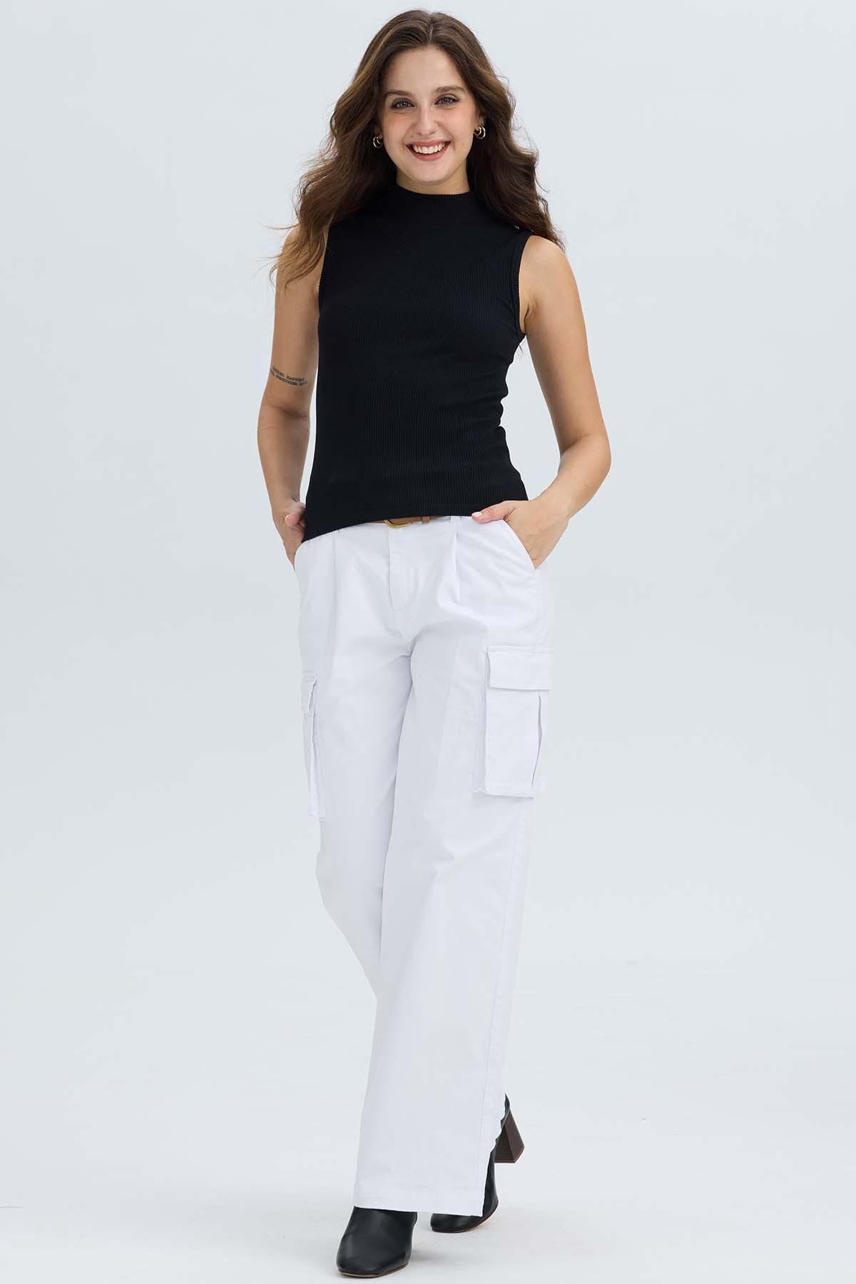 Polera Mujer Rib Negro II-3