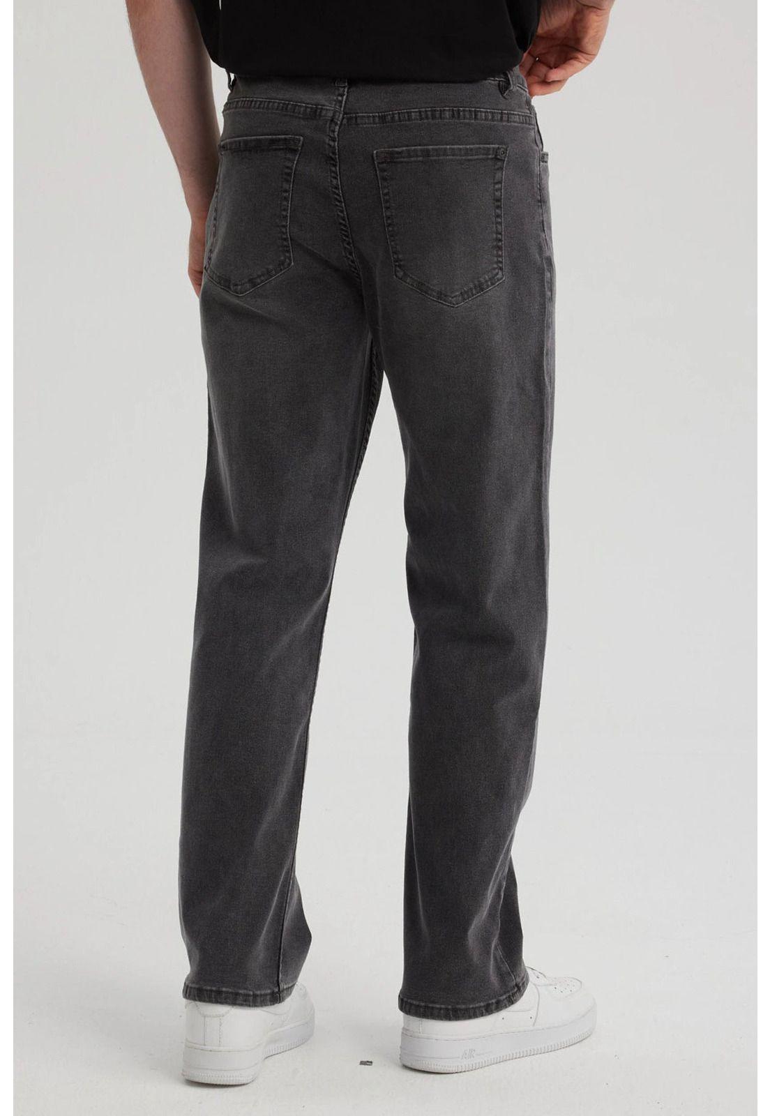 Jeans Hombre Slim Clásico Gris-6