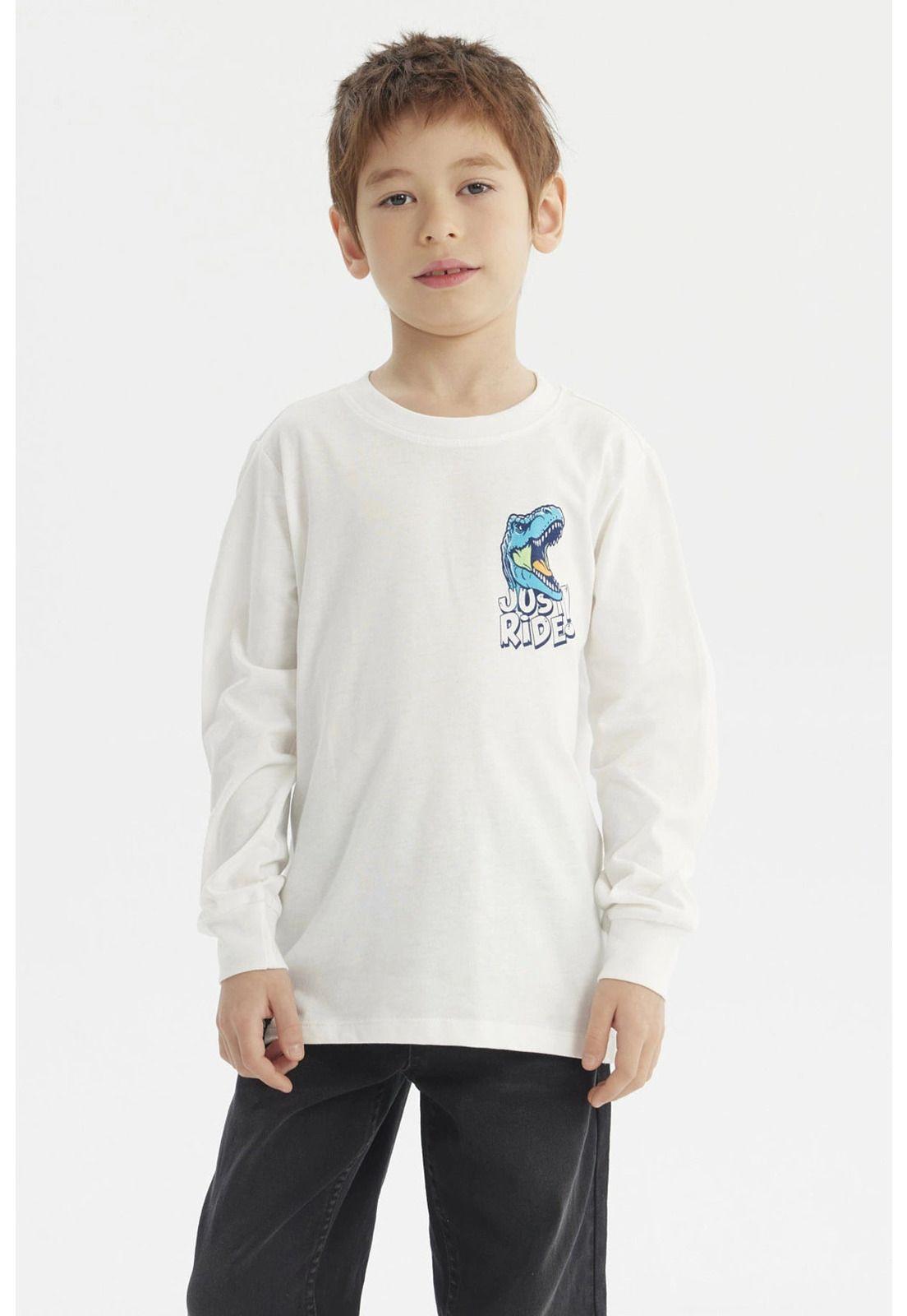 Polera Niño Toddler Print Crudo-0