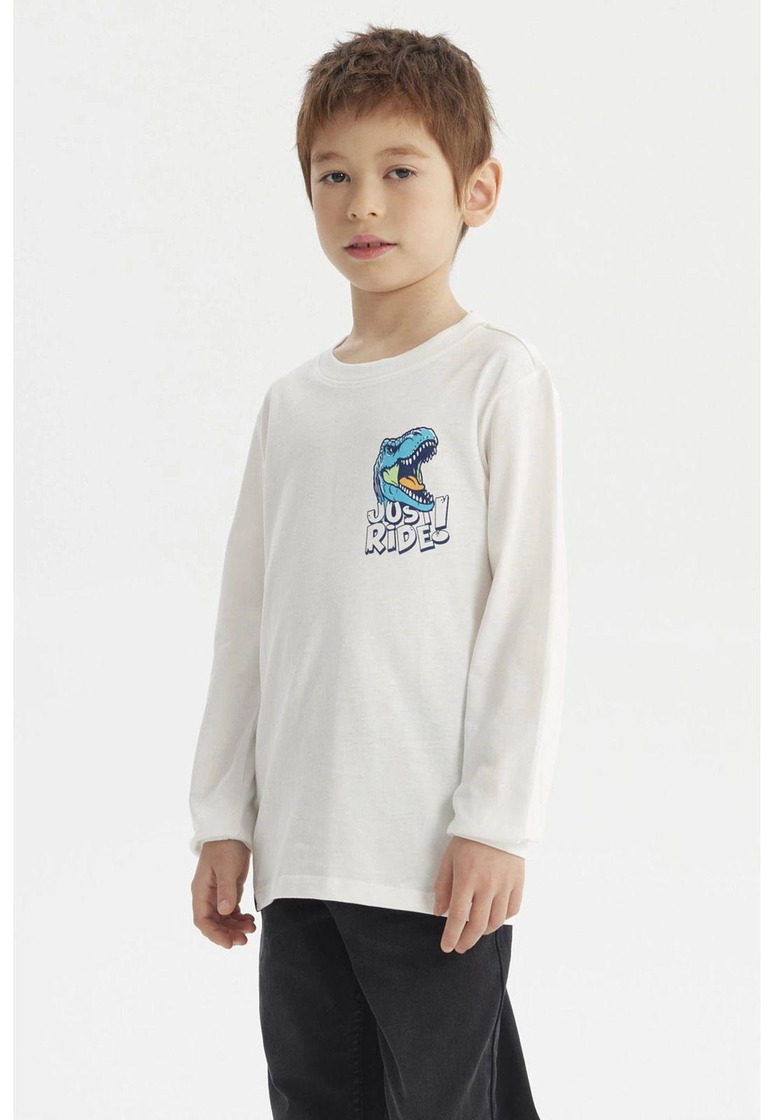 Polera Niño Toddler Print Crudo-1