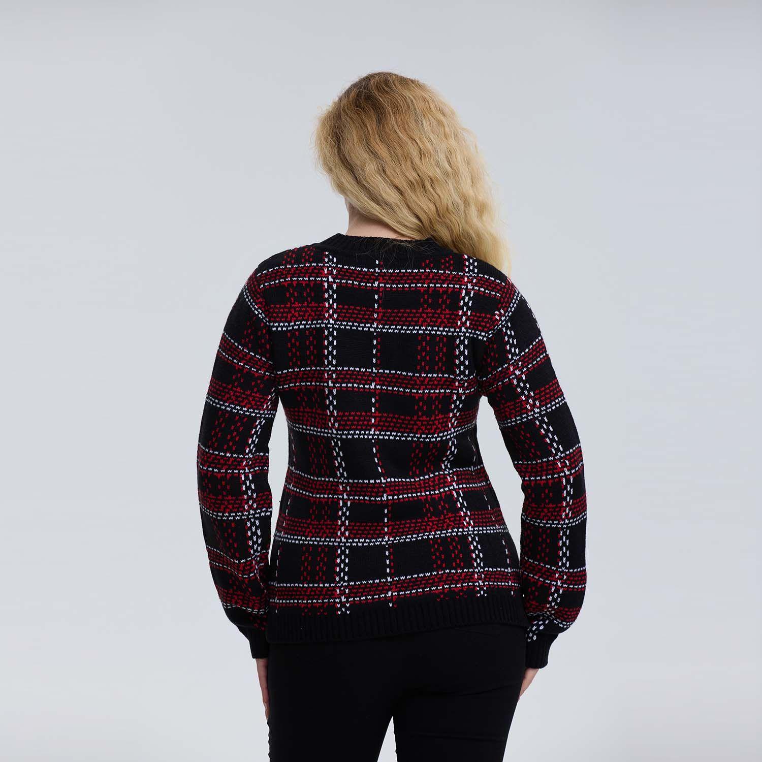 Sweater Mujer Rapport Rojo-2