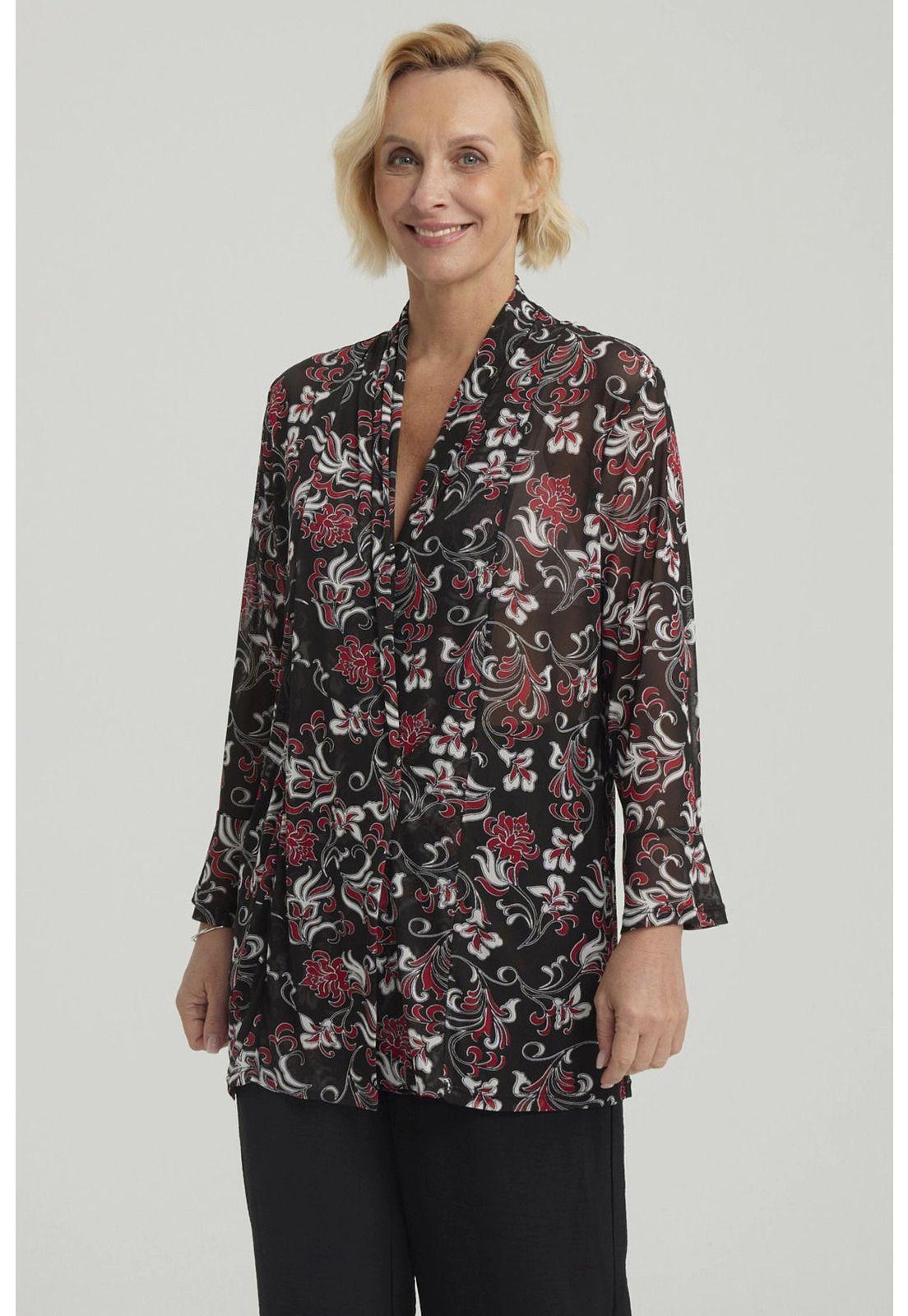 Polera Mujer Con Tapado Negro / Blanco-3