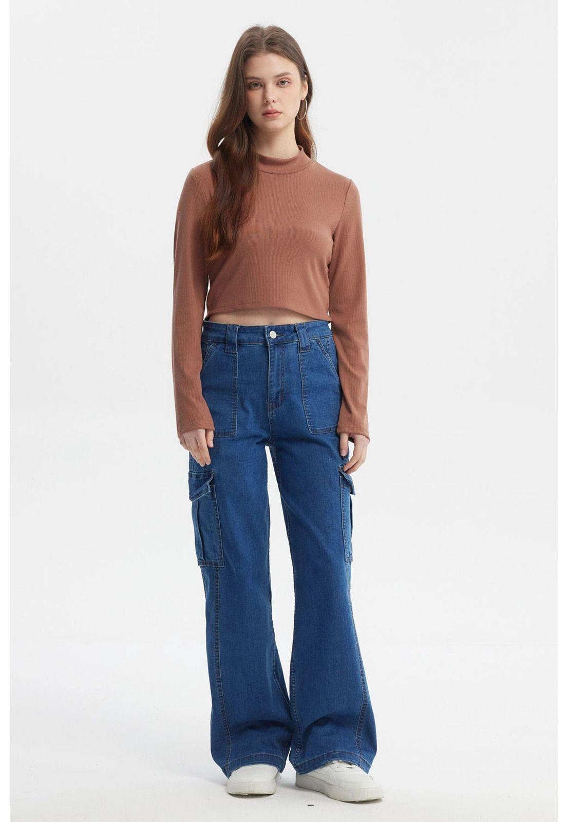 Polera Mujer Rib Camel - ll-3