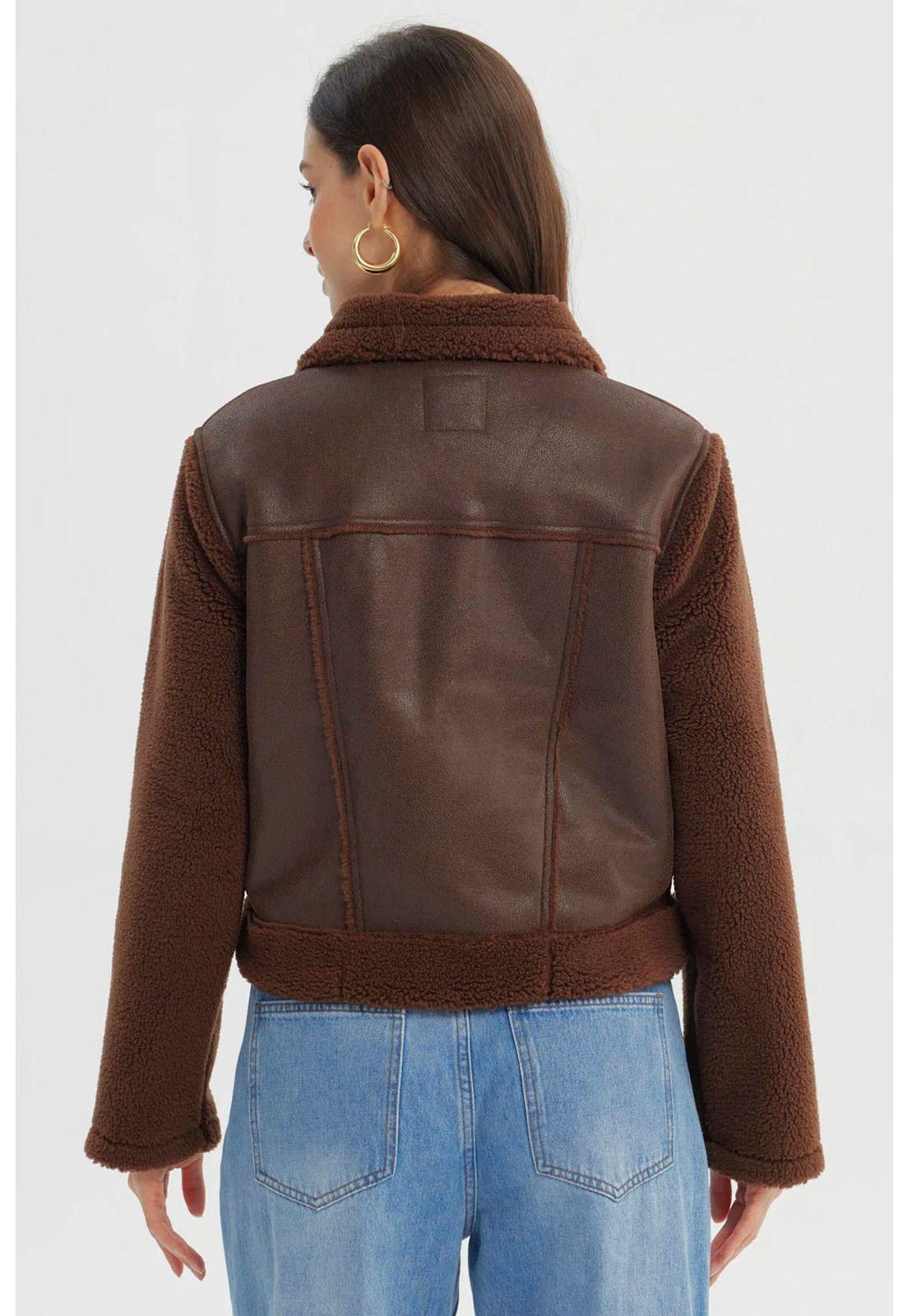 Chaqueta Mujer Bonded Café - ll-2