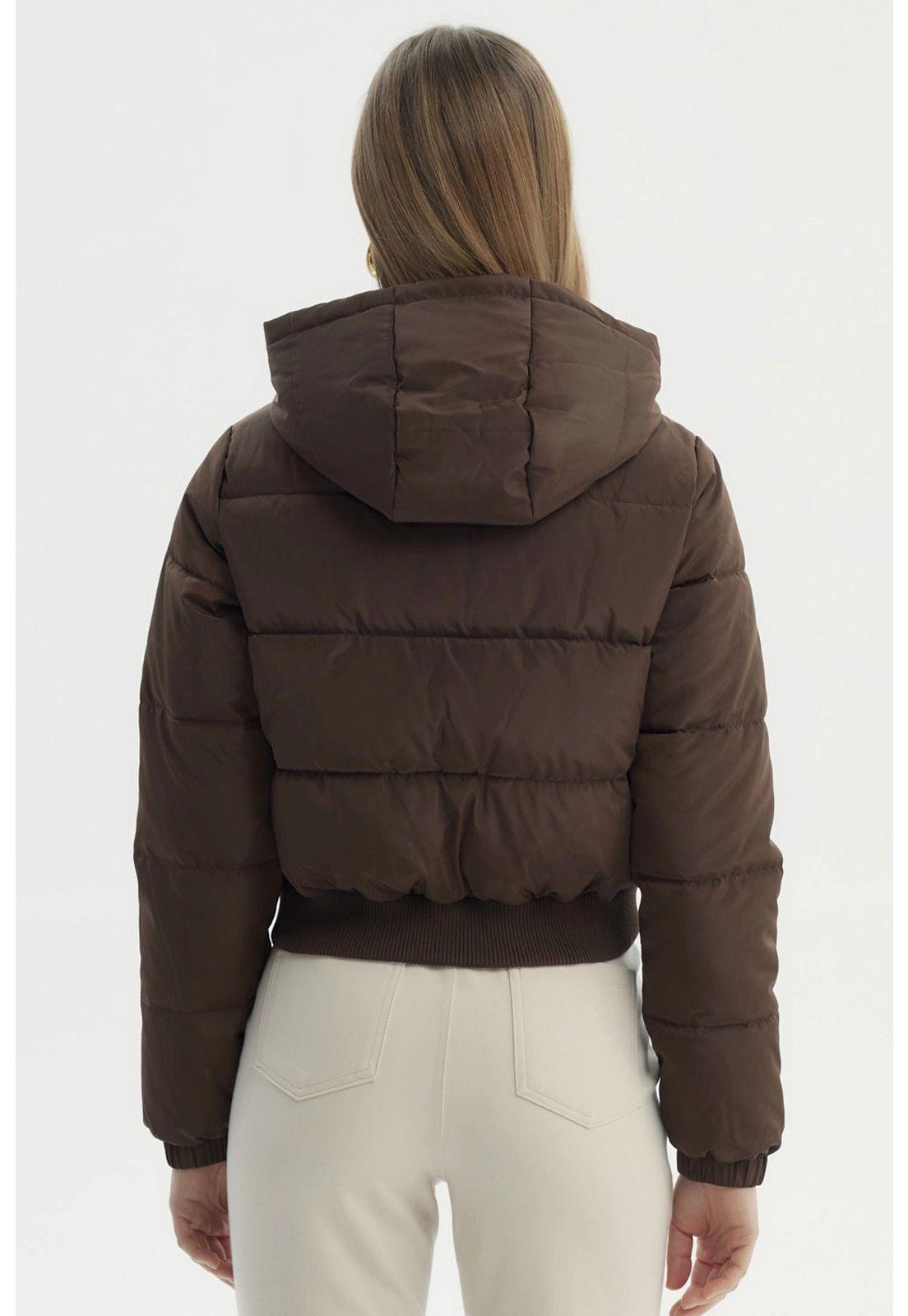 Parka Mujer Puffa Chiporro Café-2