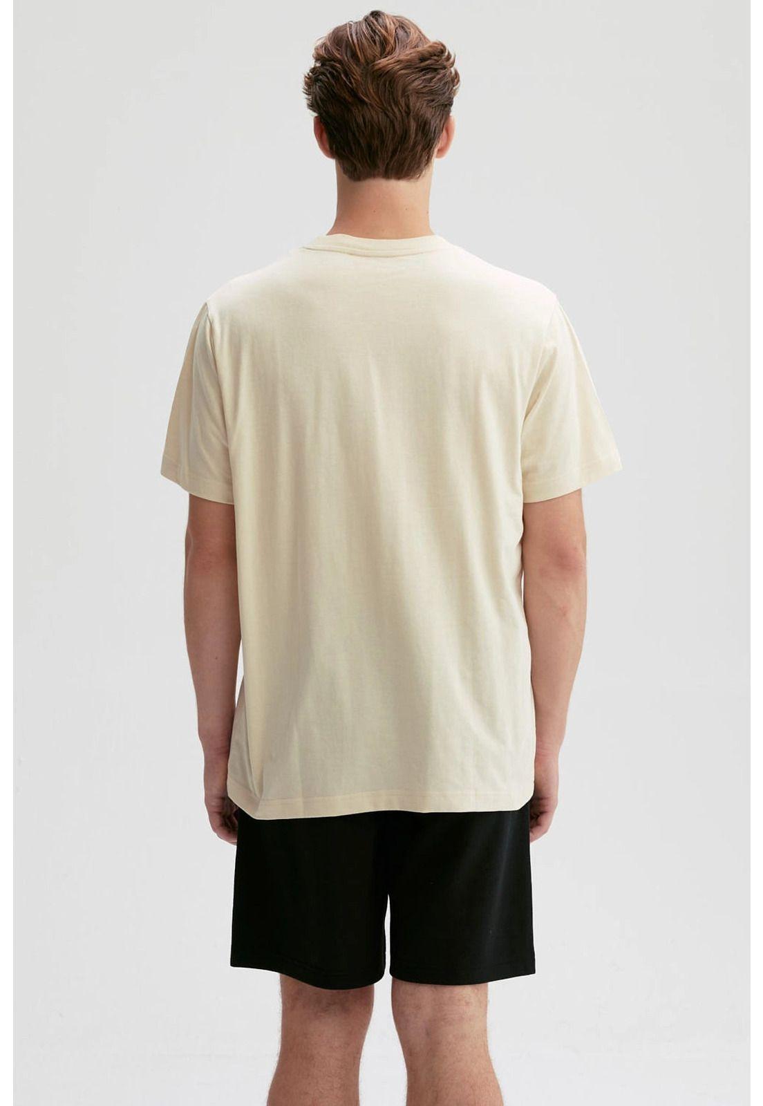 Polera Hombre Print Posicional Beige - lll-2