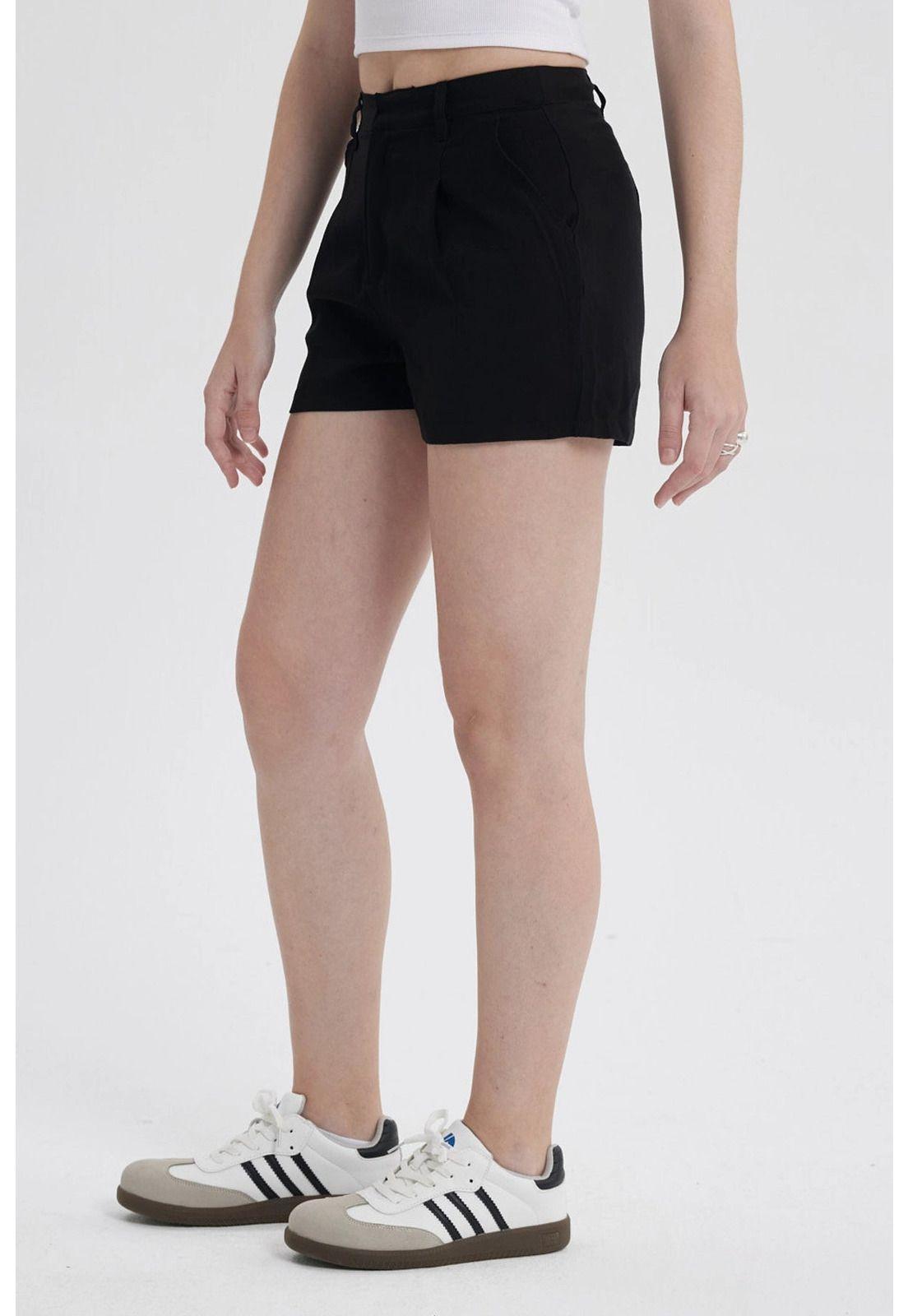 Short Mujer Sastrero Negro-1