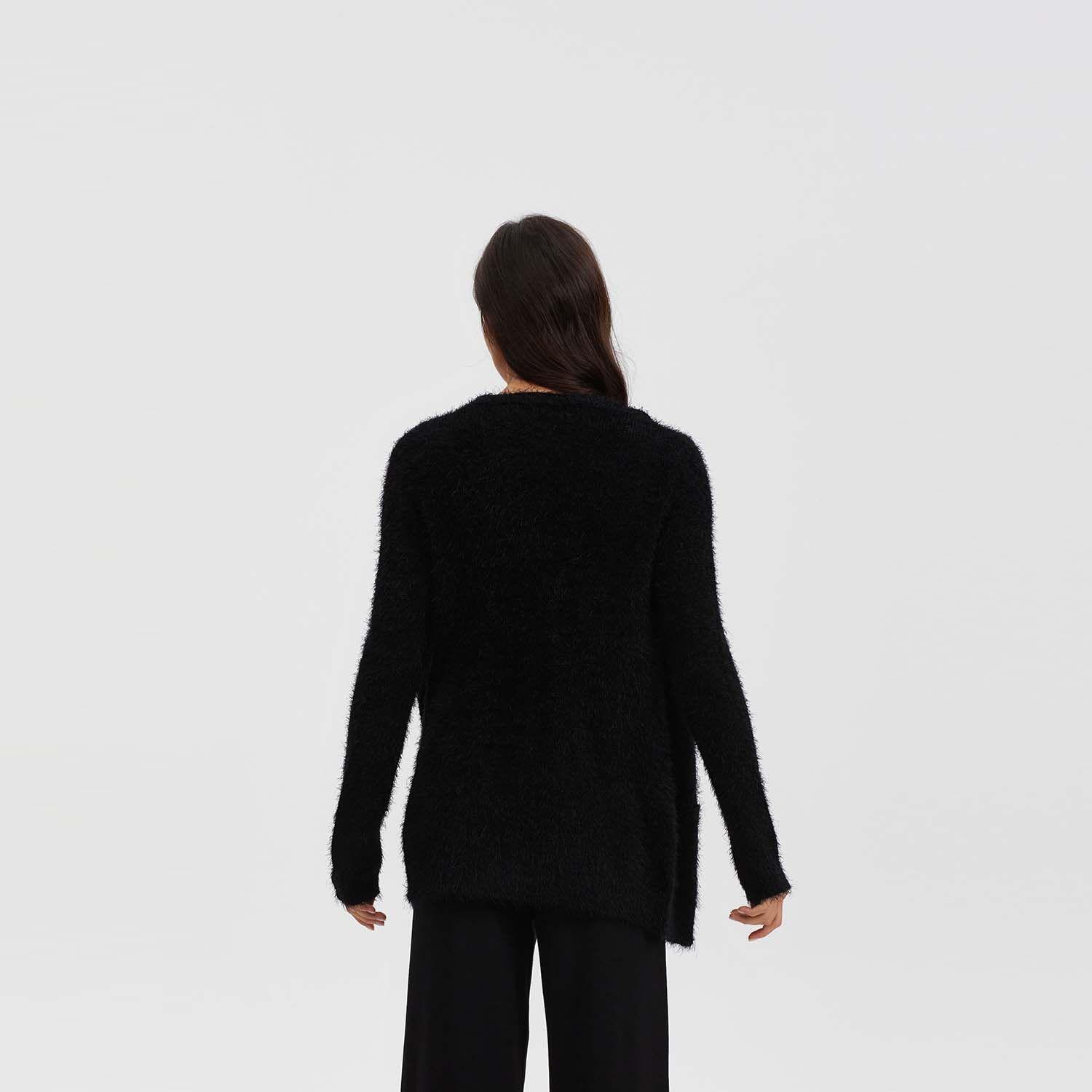 Sweater Estilo Negro Mujer-2