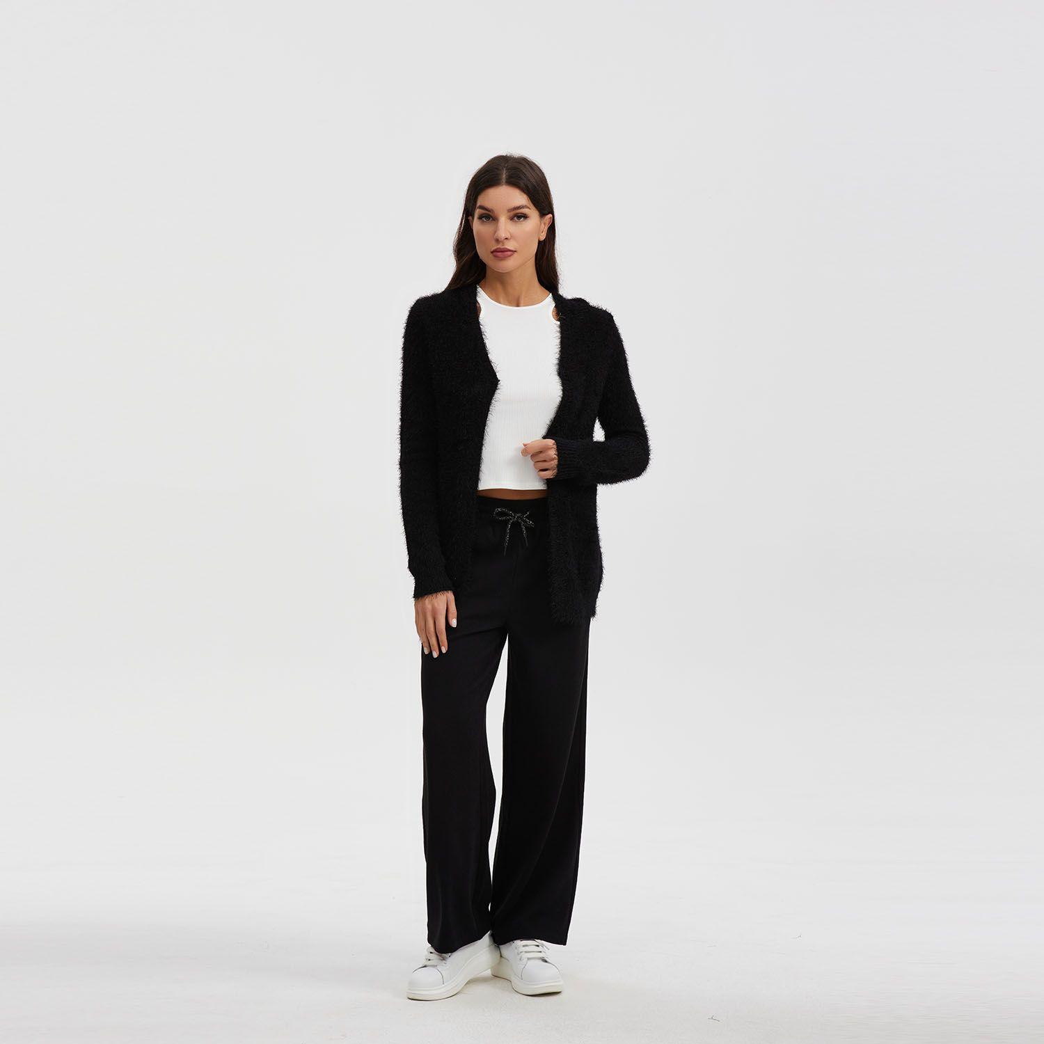 Sweater Estilo Negro Mujer-3
