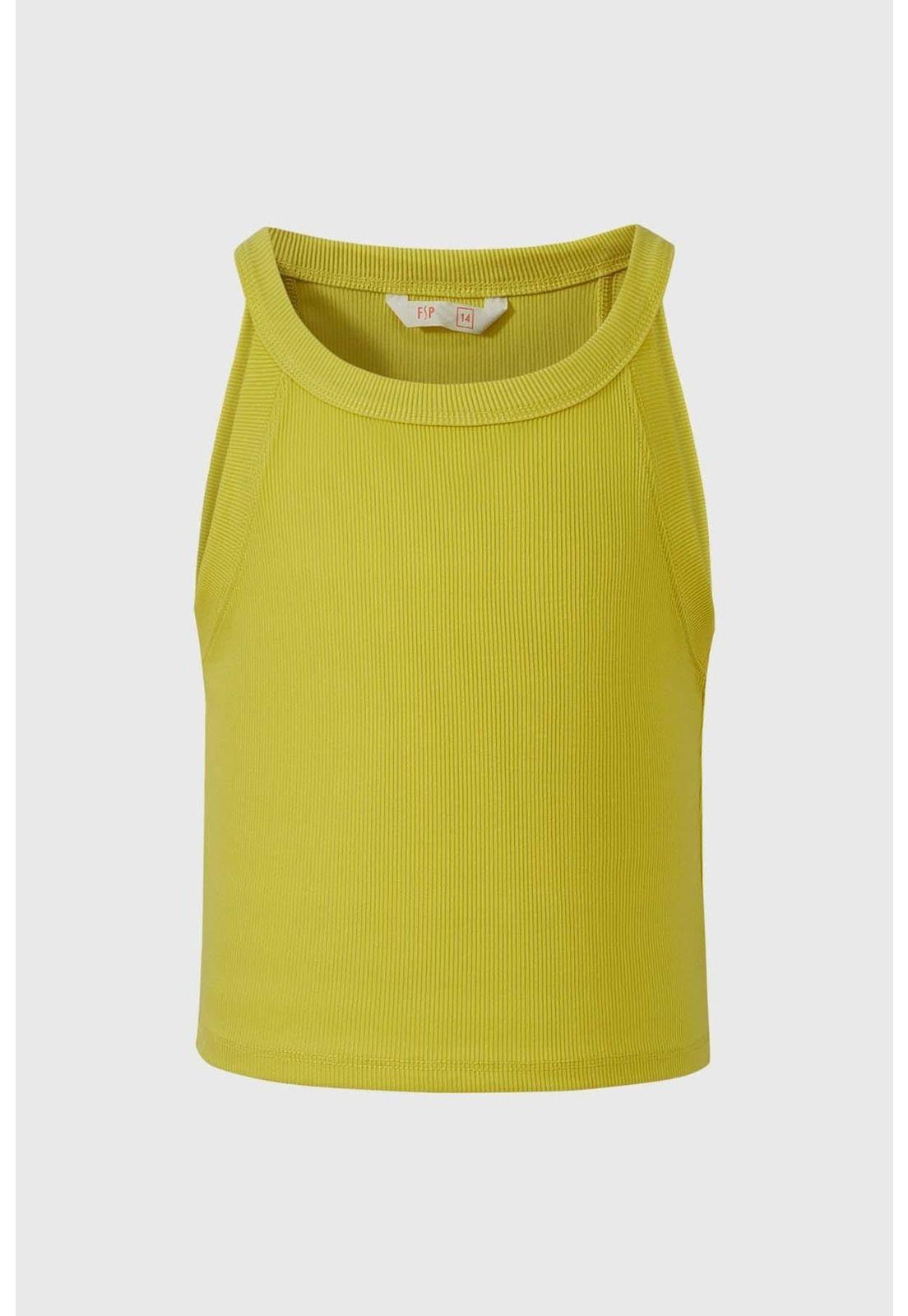 Polera Niña Rib Pistacho-0