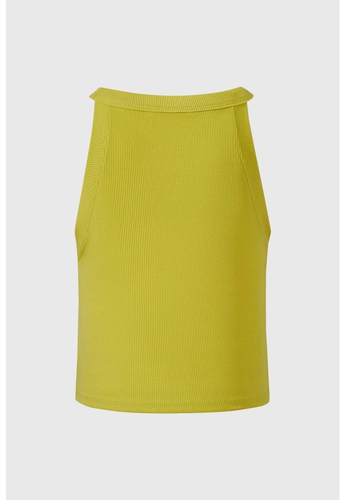 Polera Niña Rib Pistacho-1