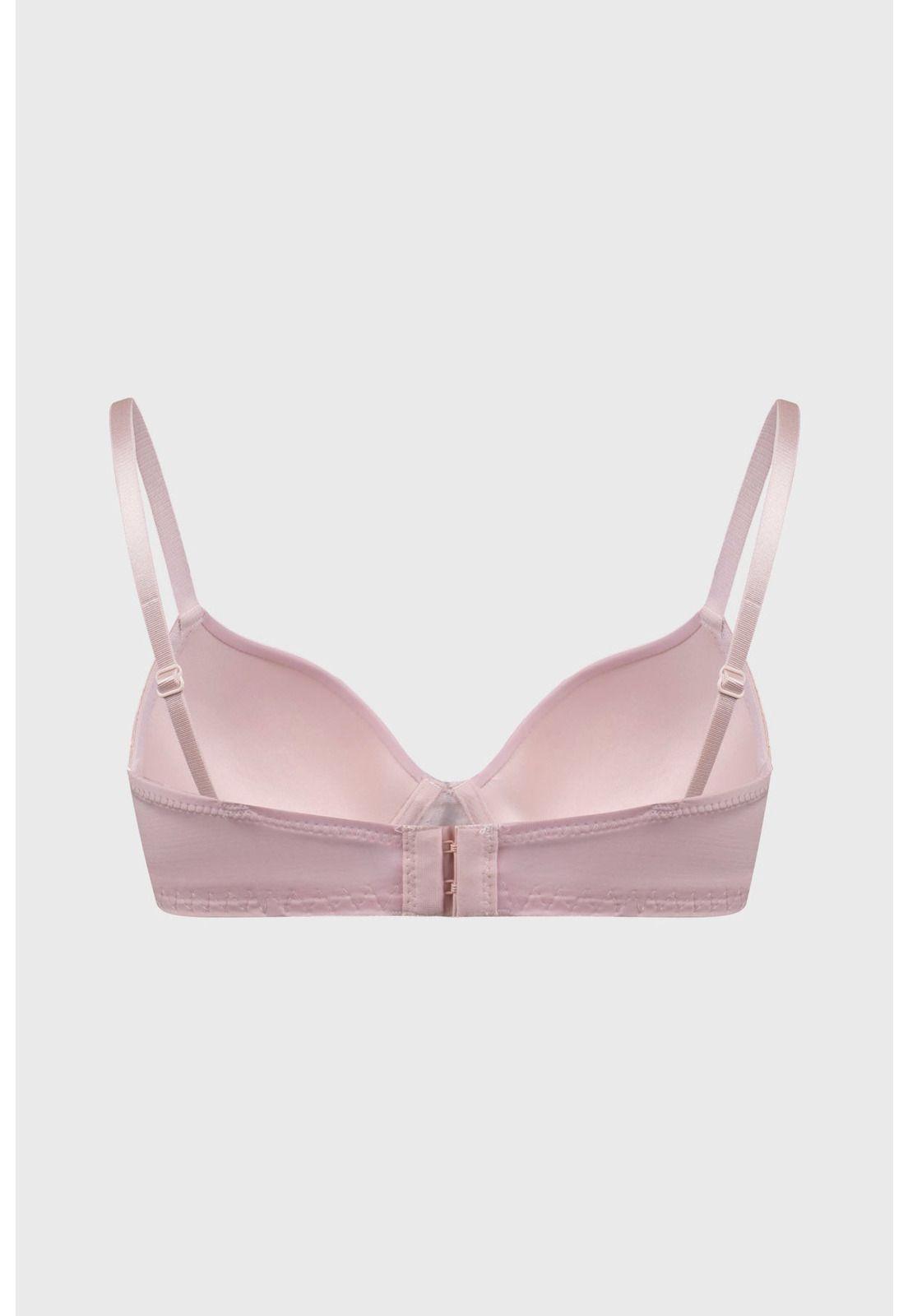 Sostén Mujer Peto Con Copa Rib Palo Rosa-1