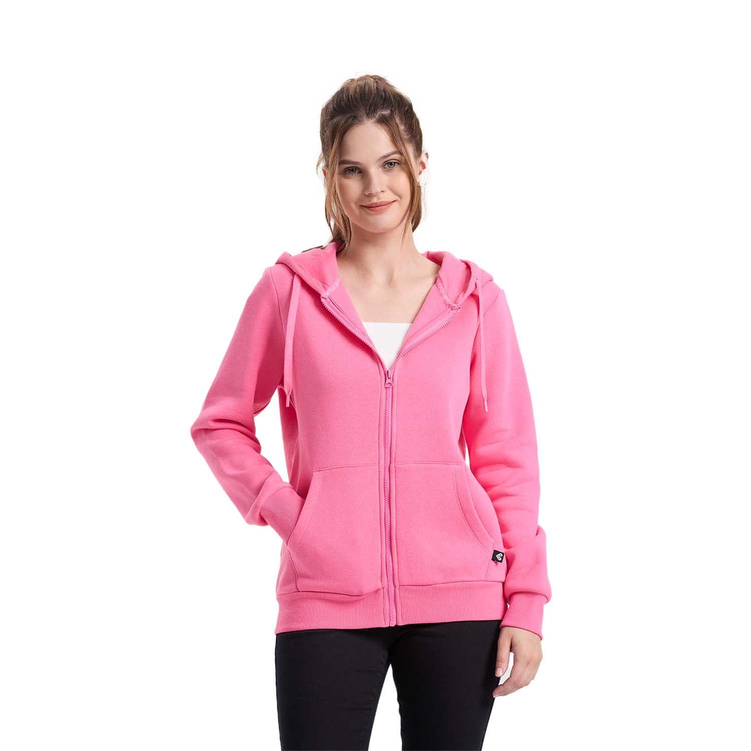 Polerón Mujer Hoodie Rosado Fashion's Park-0