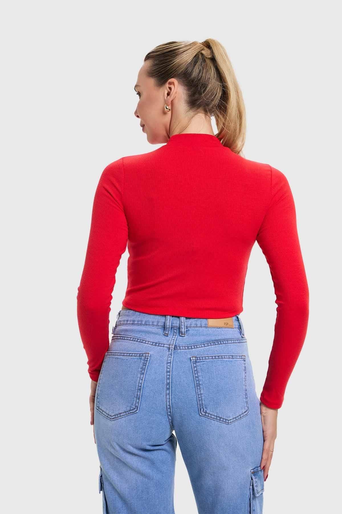 Polera Mujer Beatle Rojo-2