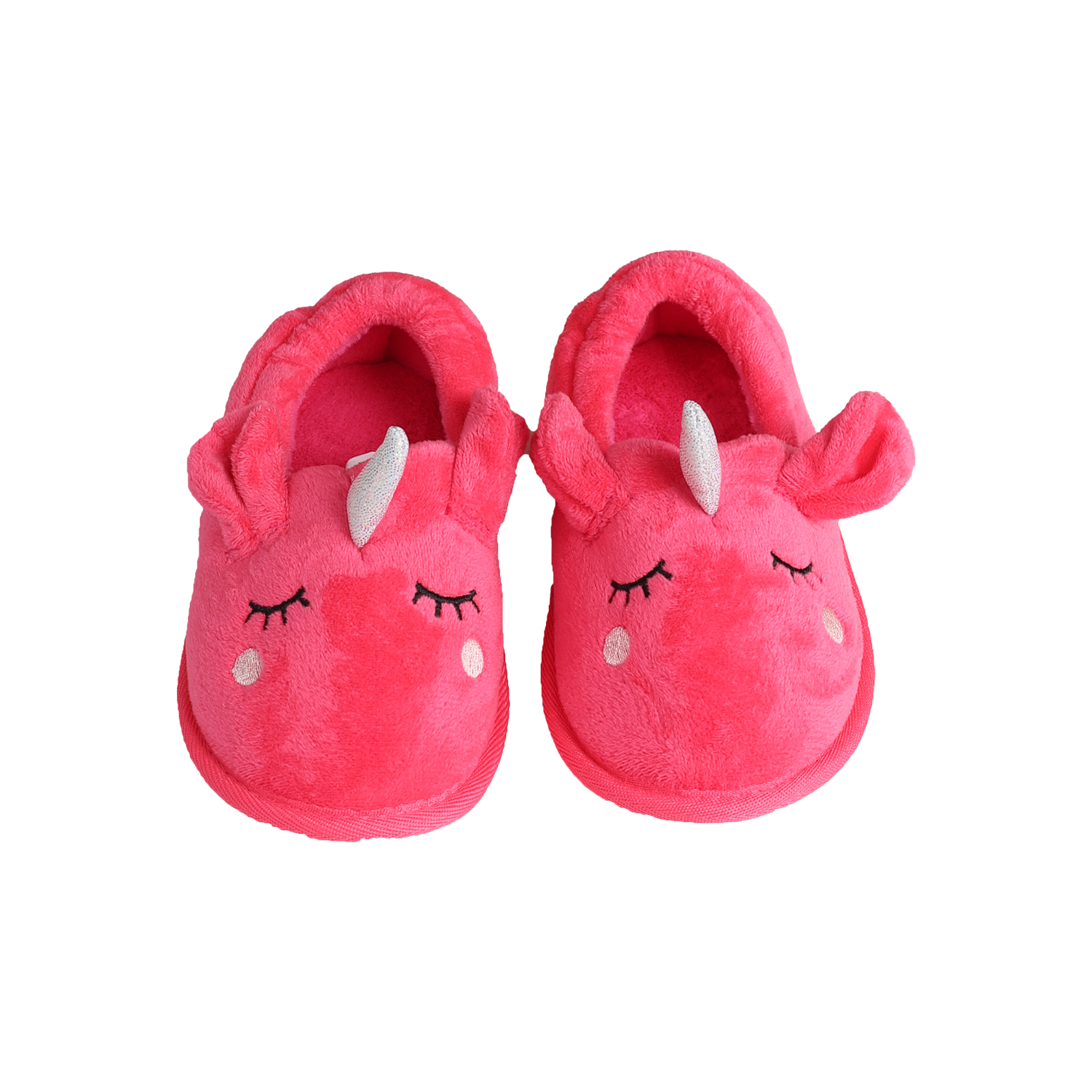 Pantufla Niña Animales Fucsia-0