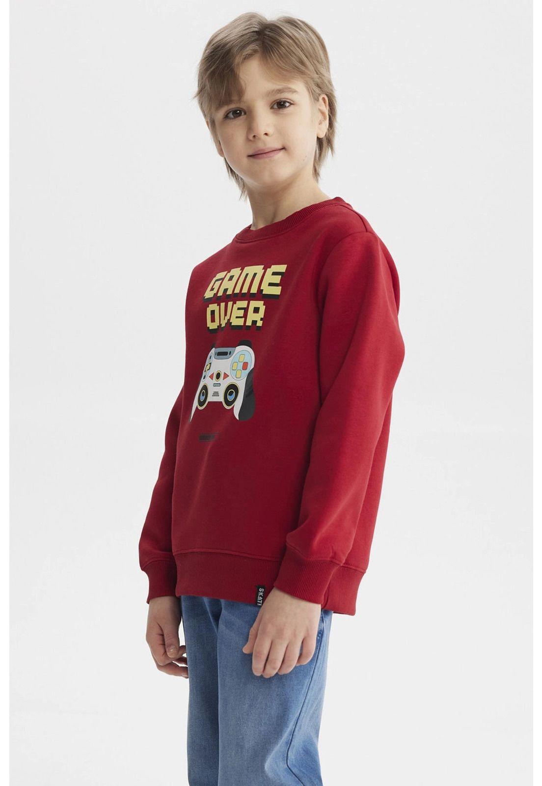 Polerón Niño Básico Toddler Rojo Oscuro-1