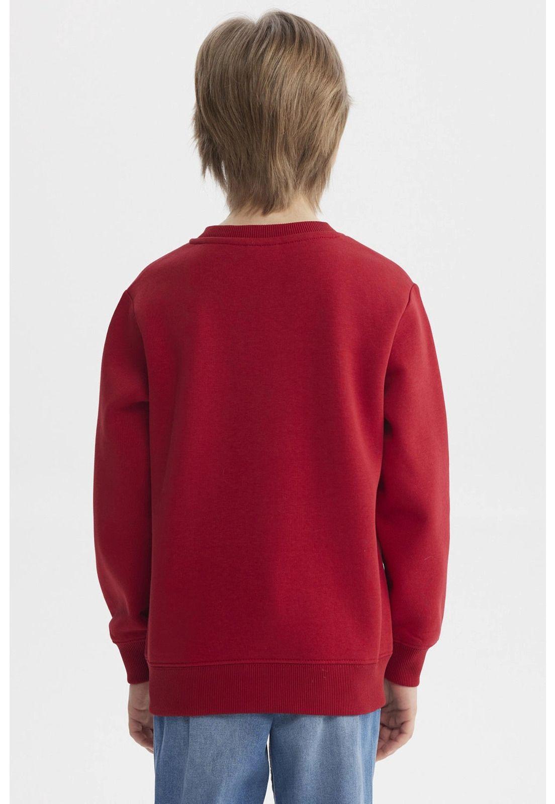 Polerón Niño Básico Toddler Rojo Oscuro-2