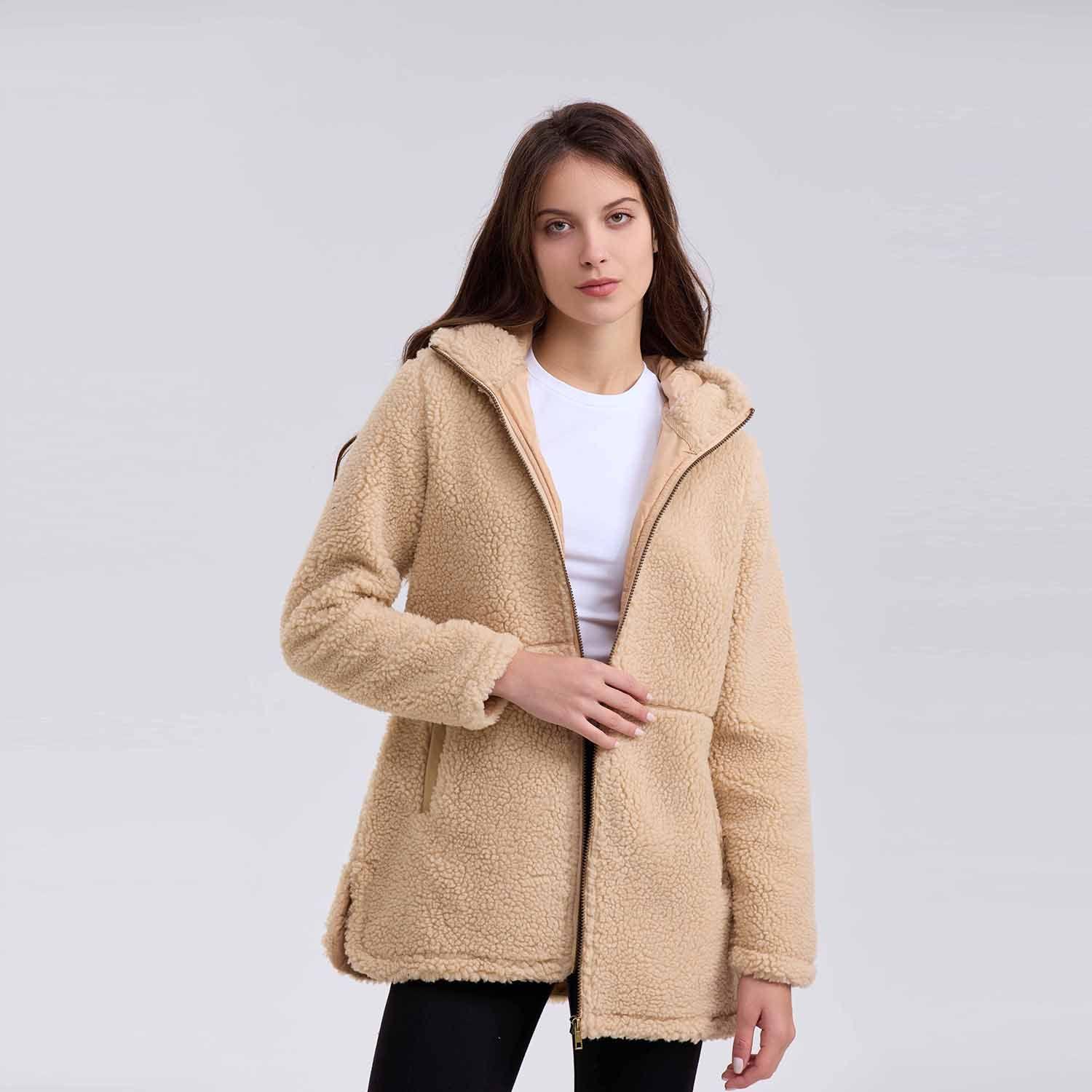 Polar Mujer Tipo Chaqueta Arena Fashion´s Park-1